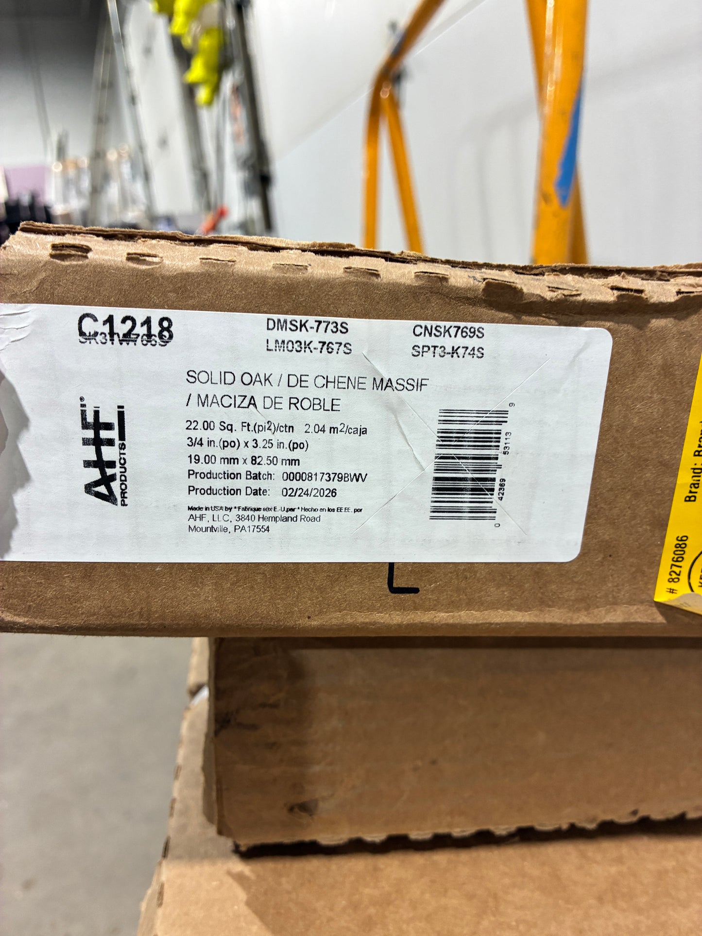 AXIS Solid Oak Hardwood Flooring $25 a box