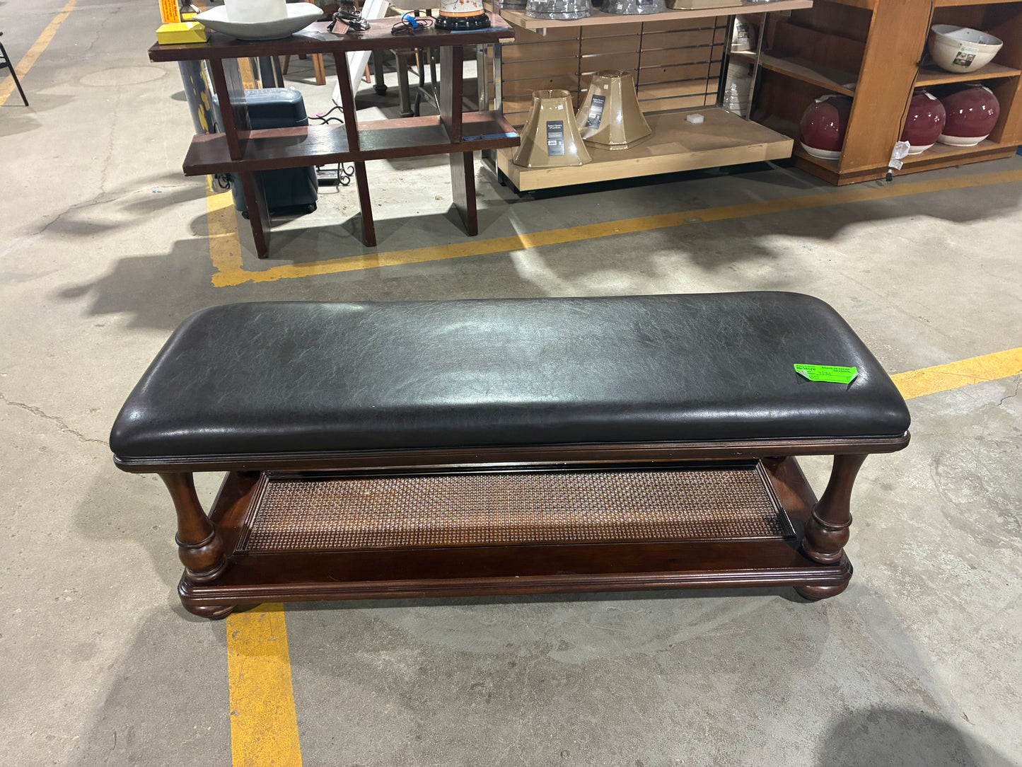 Traditional Upholstered Storage Bench