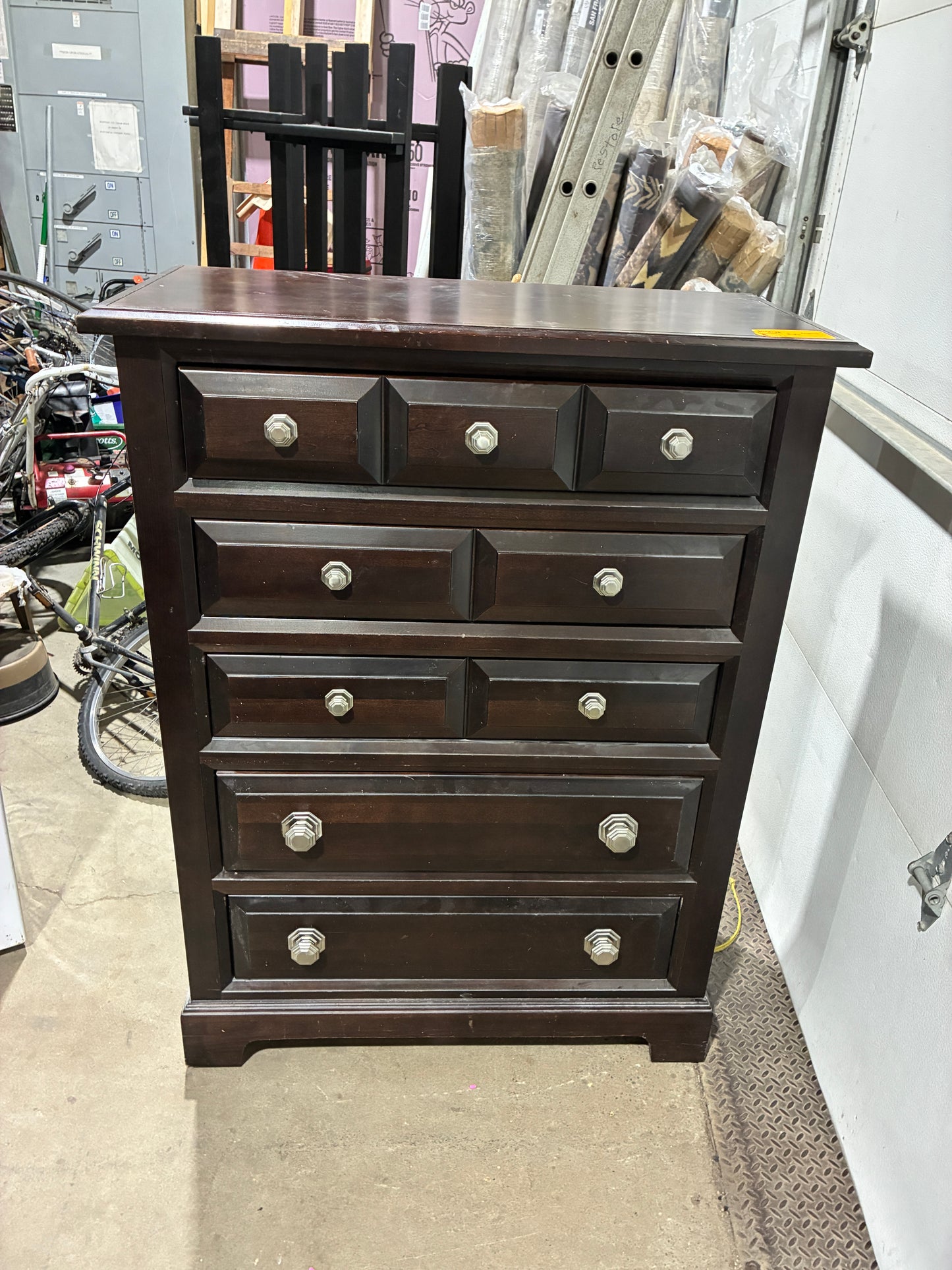 Vaughan-Bassett Dark Wood Chest of Drawers
