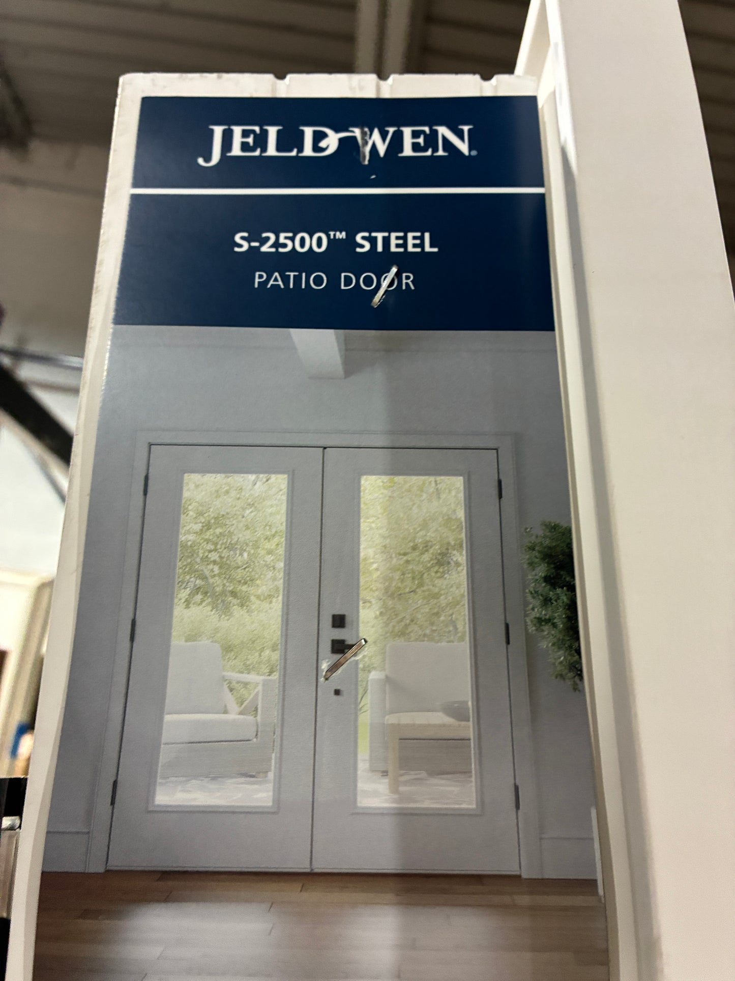 JELD-WEN S-2500 Steel Full Lite French Patio Door