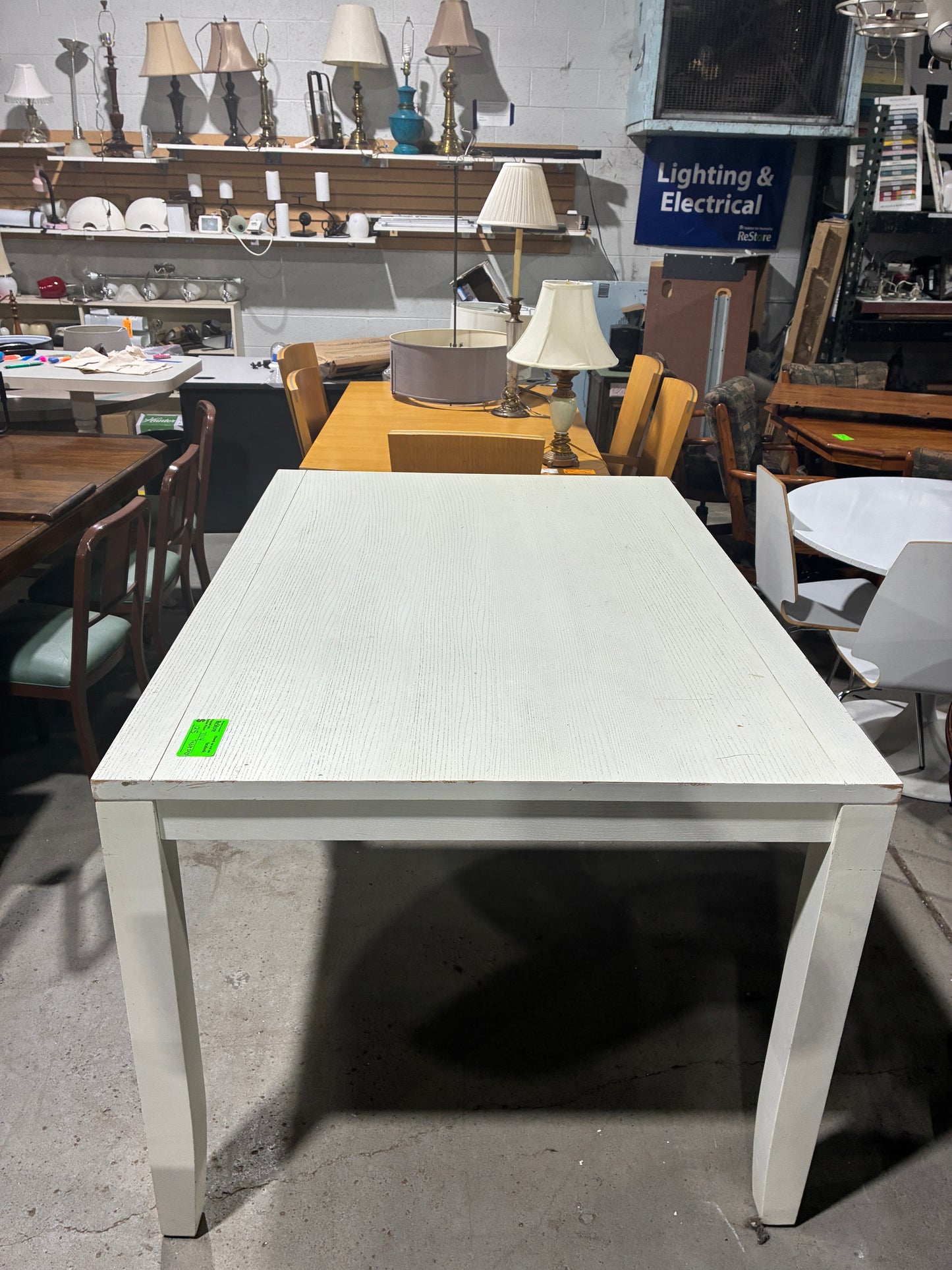 Modern White Dining Table