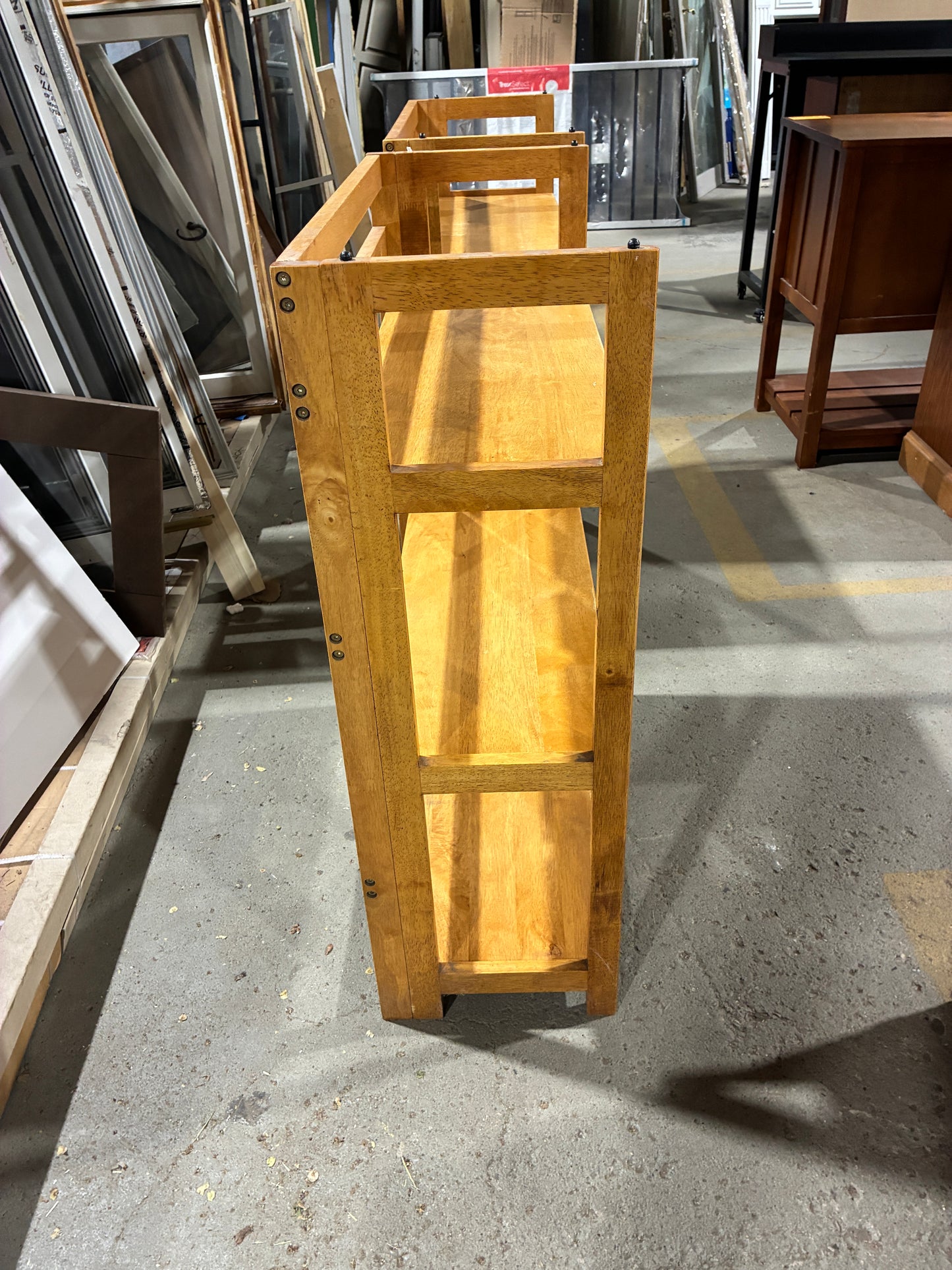 Wooden 3-Tier Shelving Units $30 each