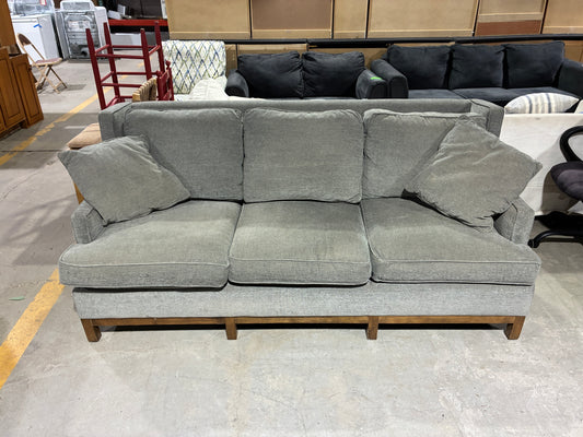 Bassett Gray Upholstered Sofa