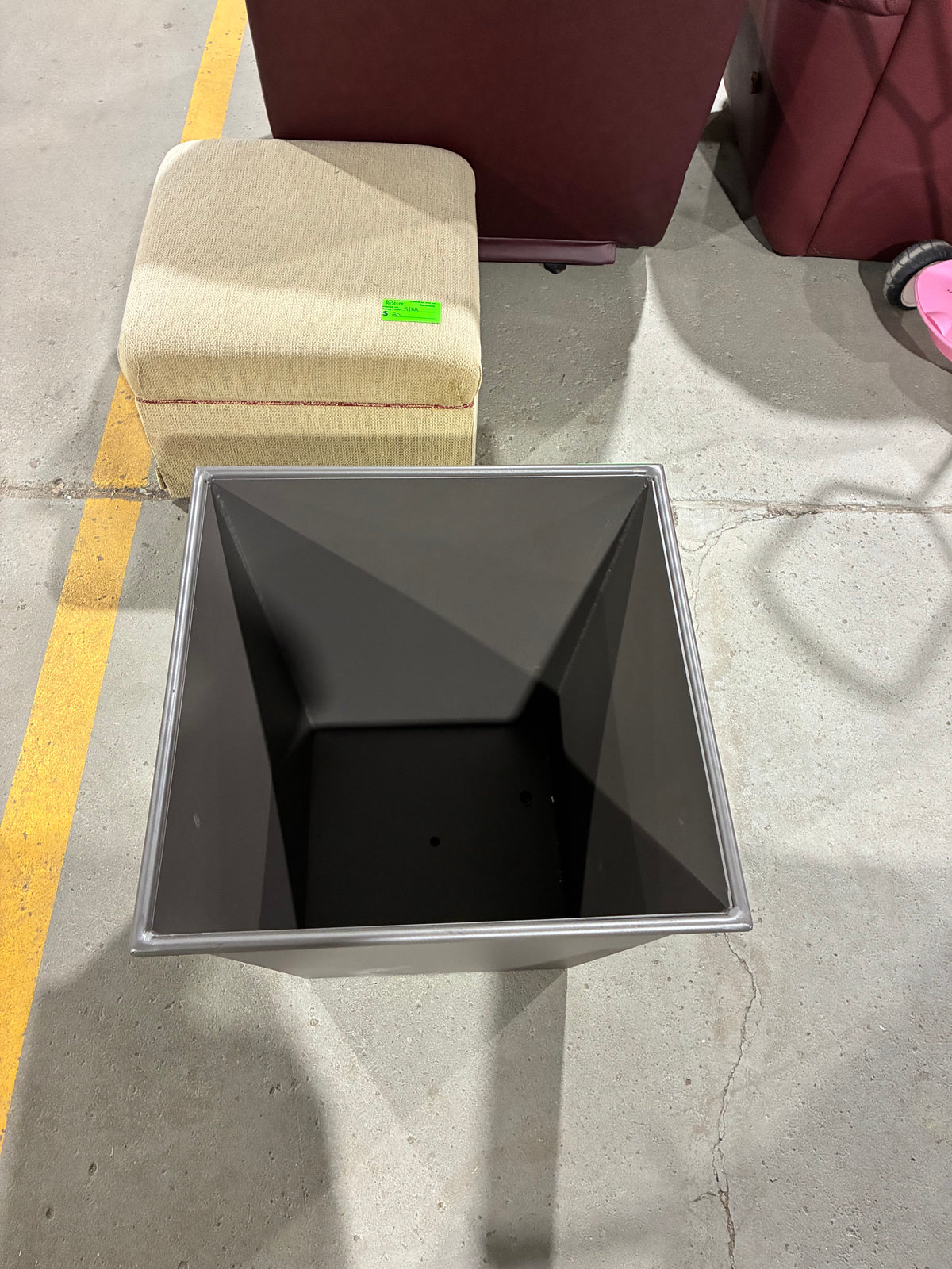 Arhaus Contemporary Bronze Square Garden Planter