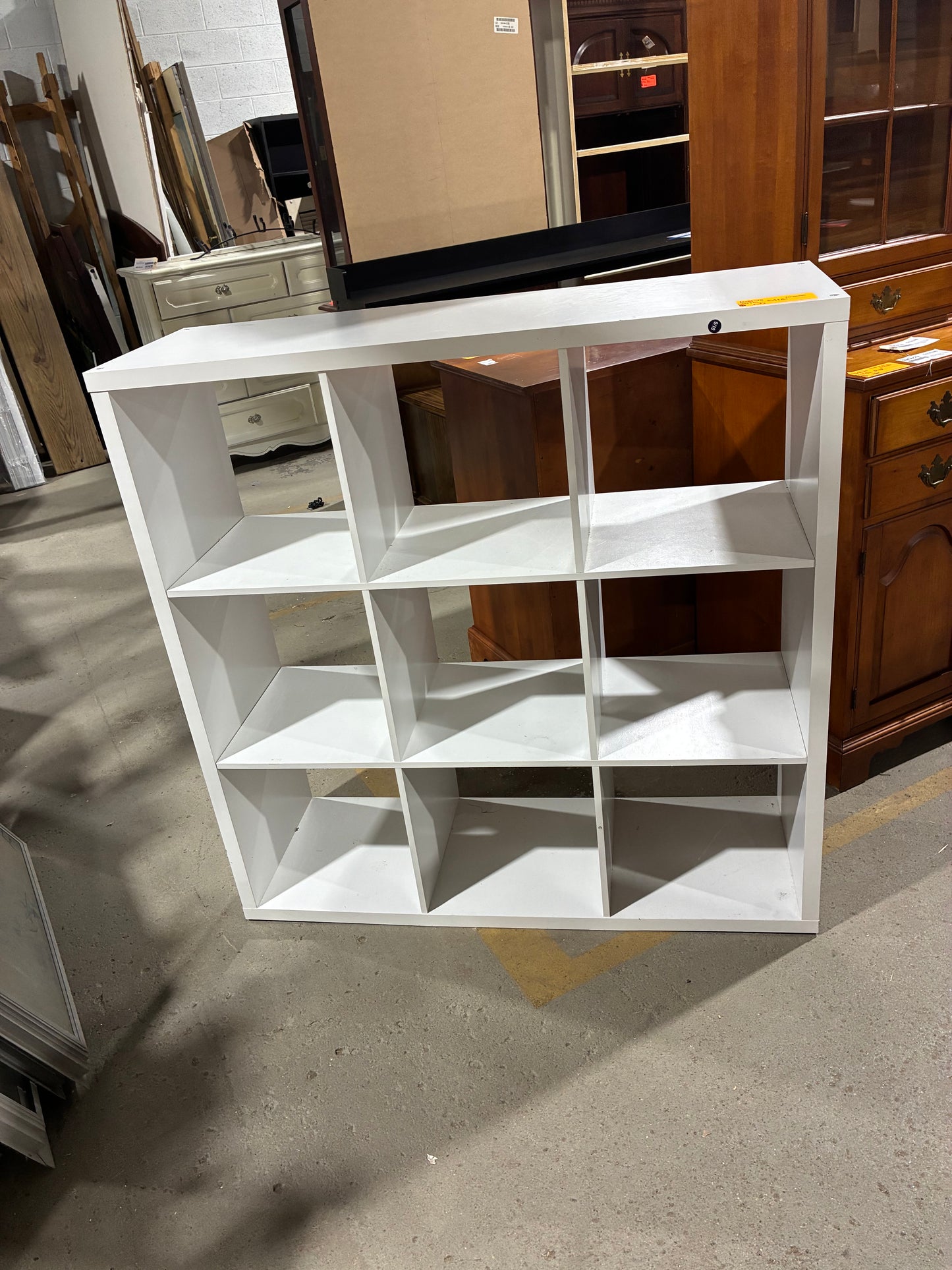 White 9-Cube Storage Organizer Shelf