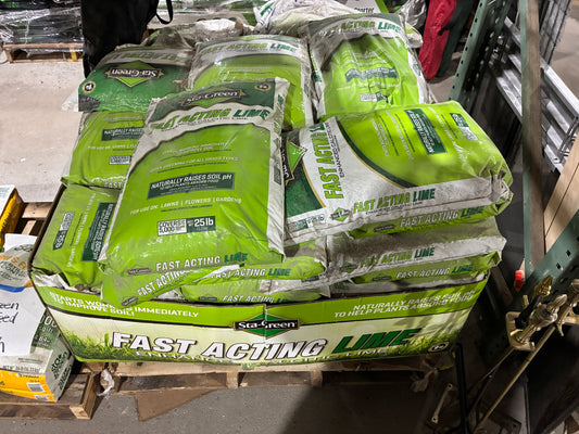 Sta Green Fast Acting Lime Enhanced Calcitic Lime (25 lb Bags)