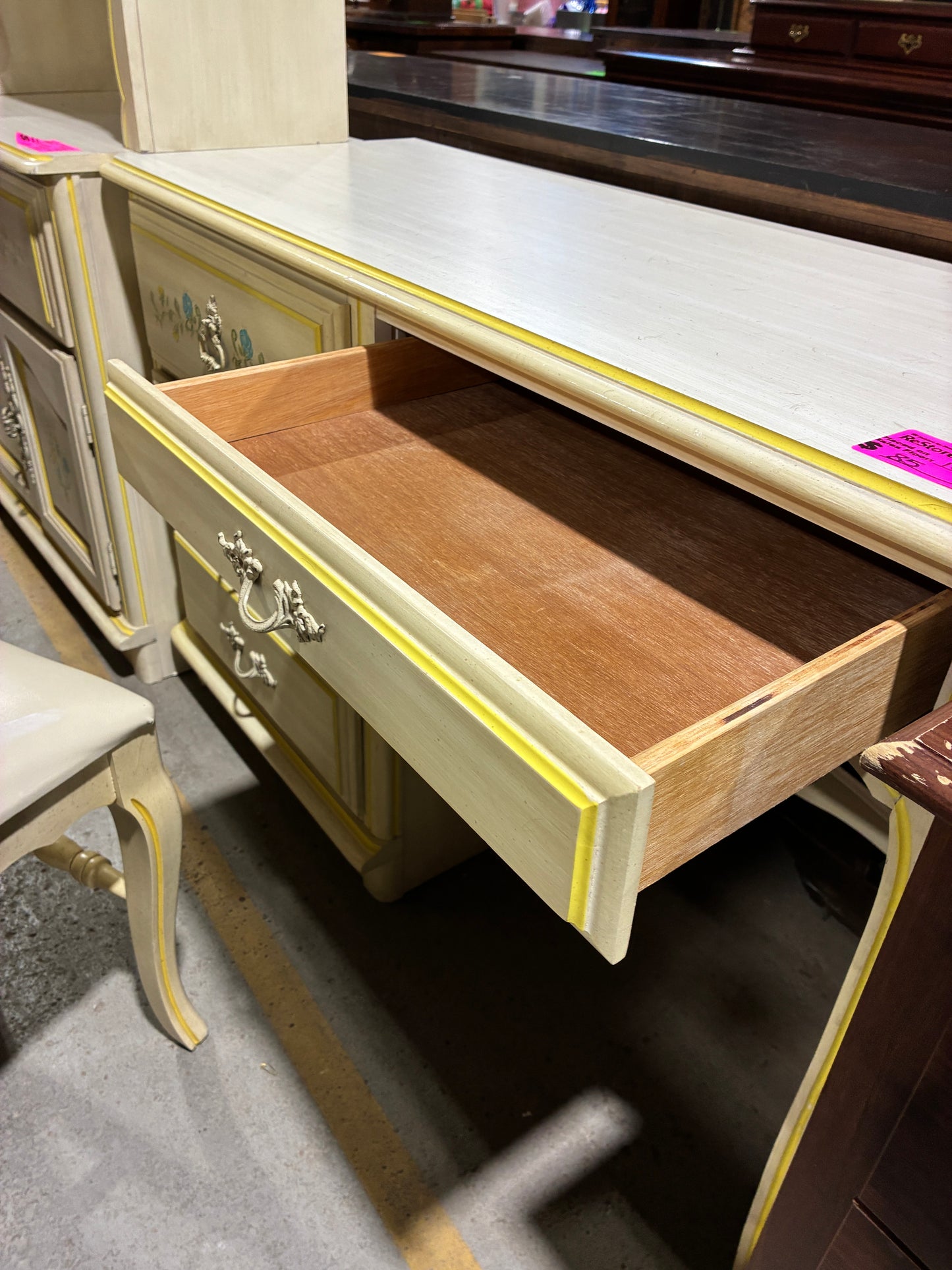 Henry Link Vintage Vanity Desk with Chair