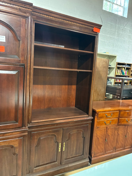 Traditional Entertainment Center with Storage Cabinets #2