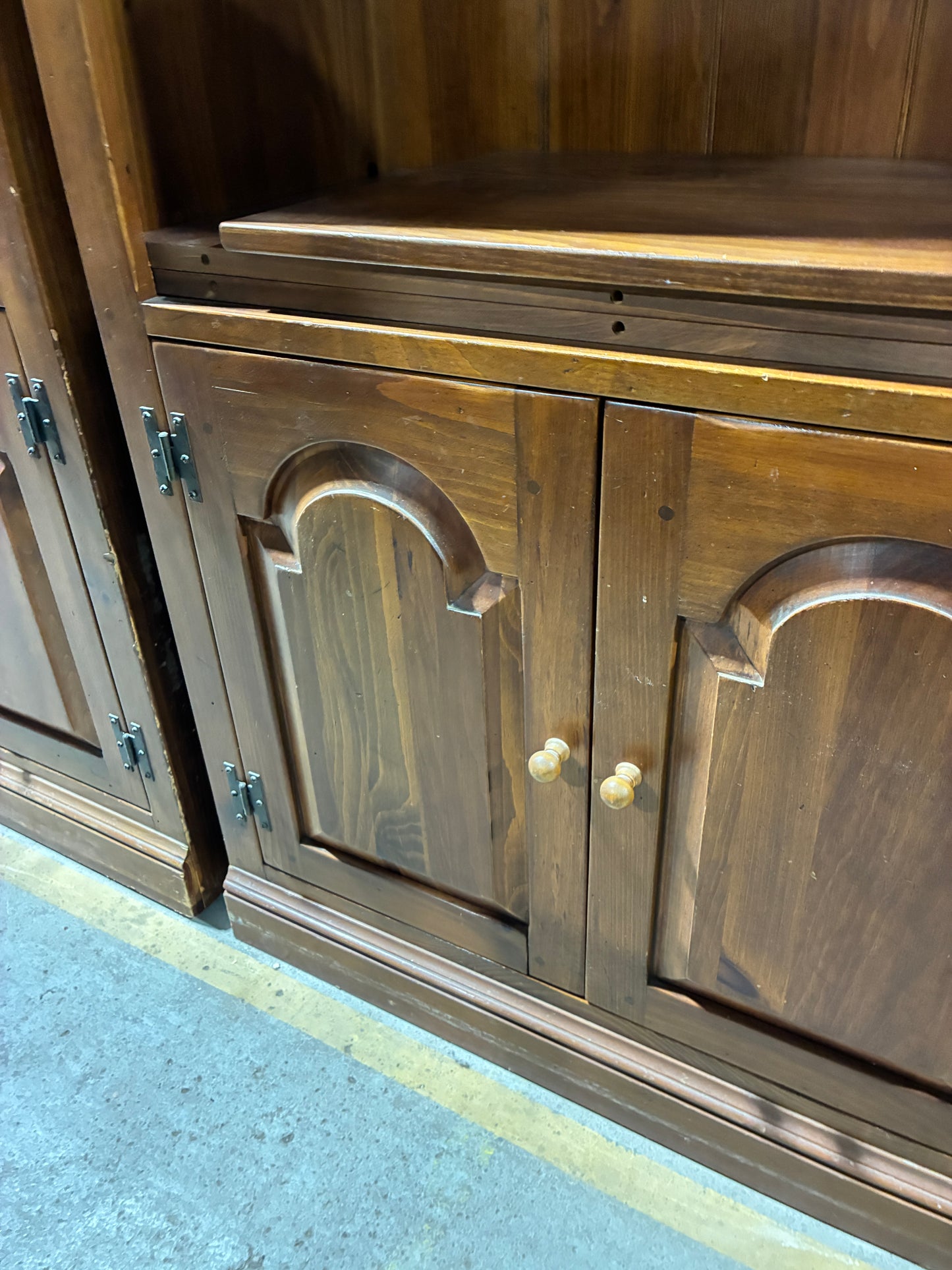 Ethan Allen Solid Wood Media Cabinet / Storage Unit #1