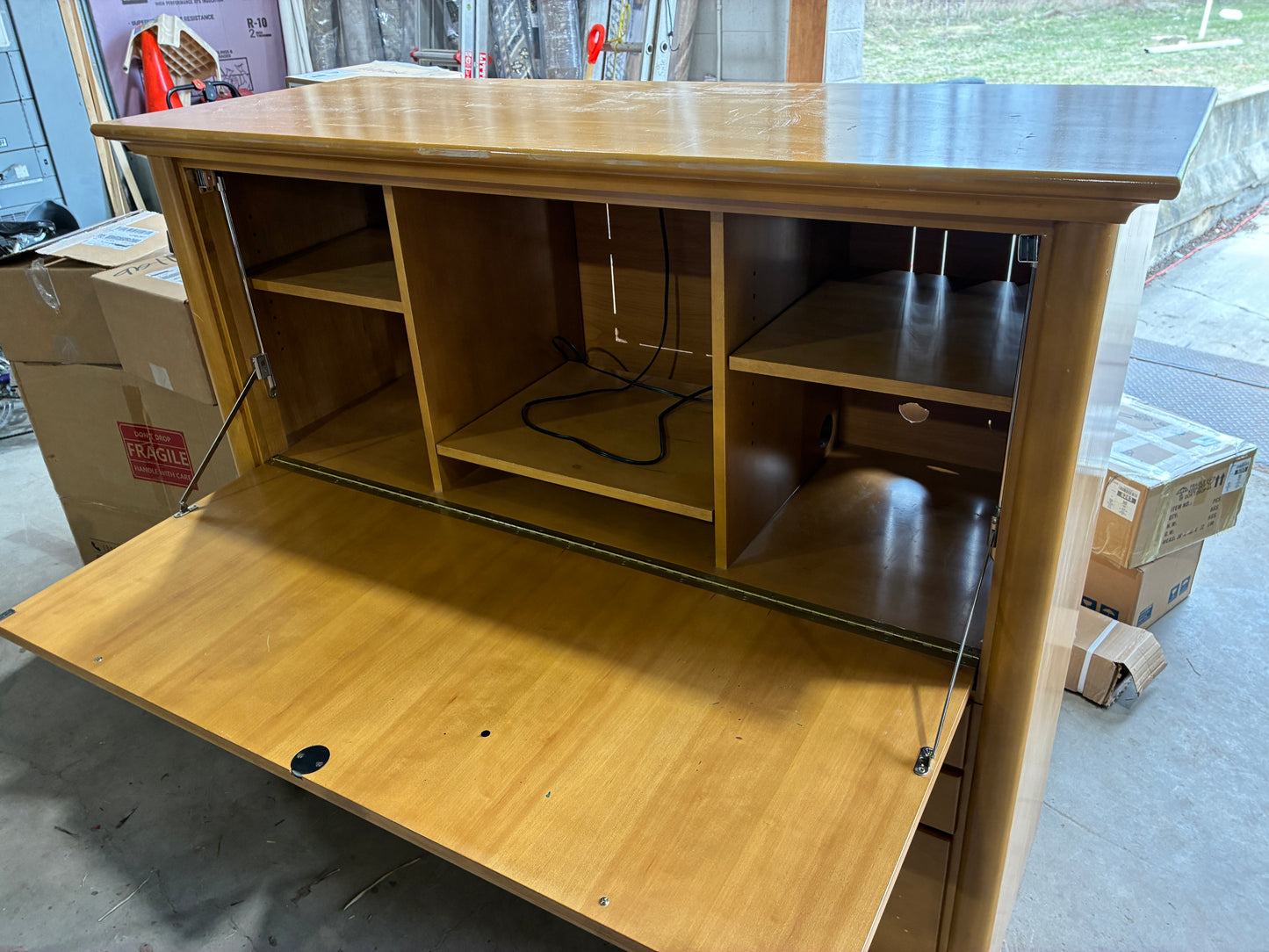Hooker Furniture Computer Cabinet / Media Storage Console