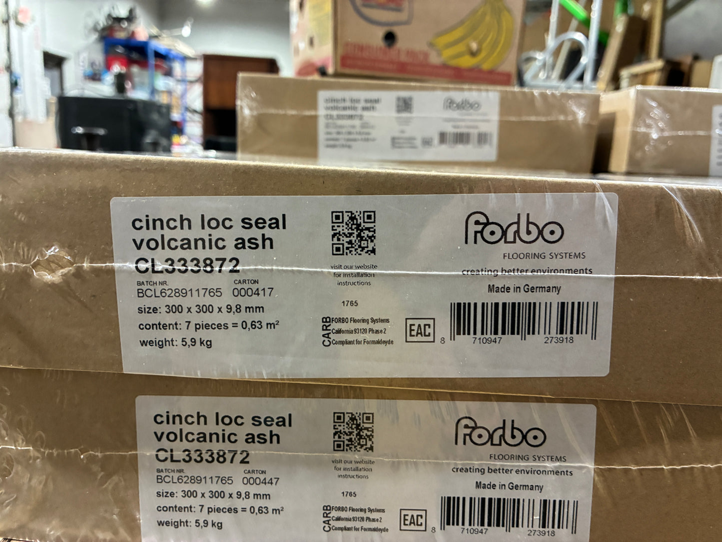 Forbo Marmoleum Cinch Loc Seal Linoleum Tile – Volcanic Ash
