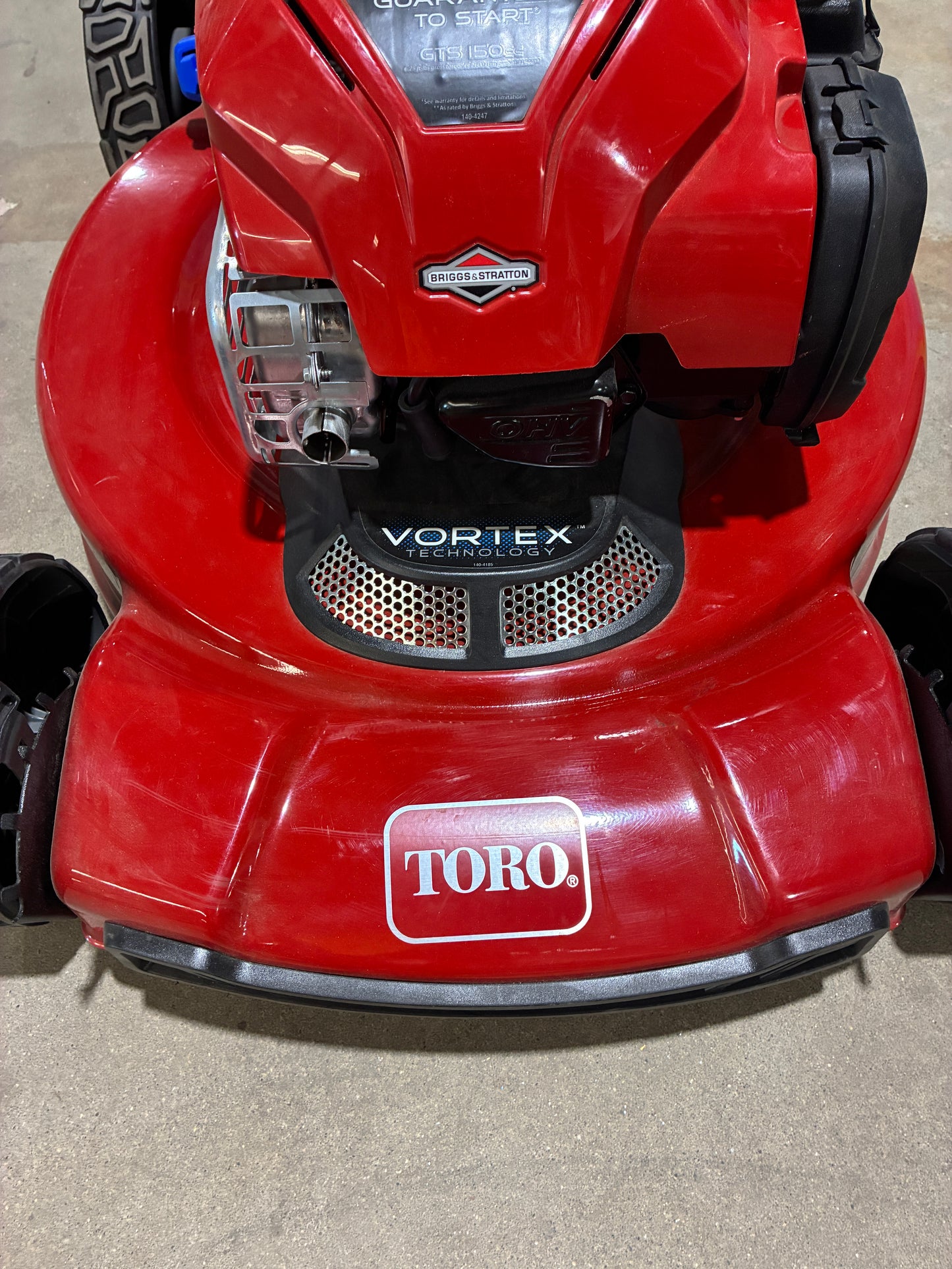 Red Toro Personal Pace Self-Propelled Lawn Mower