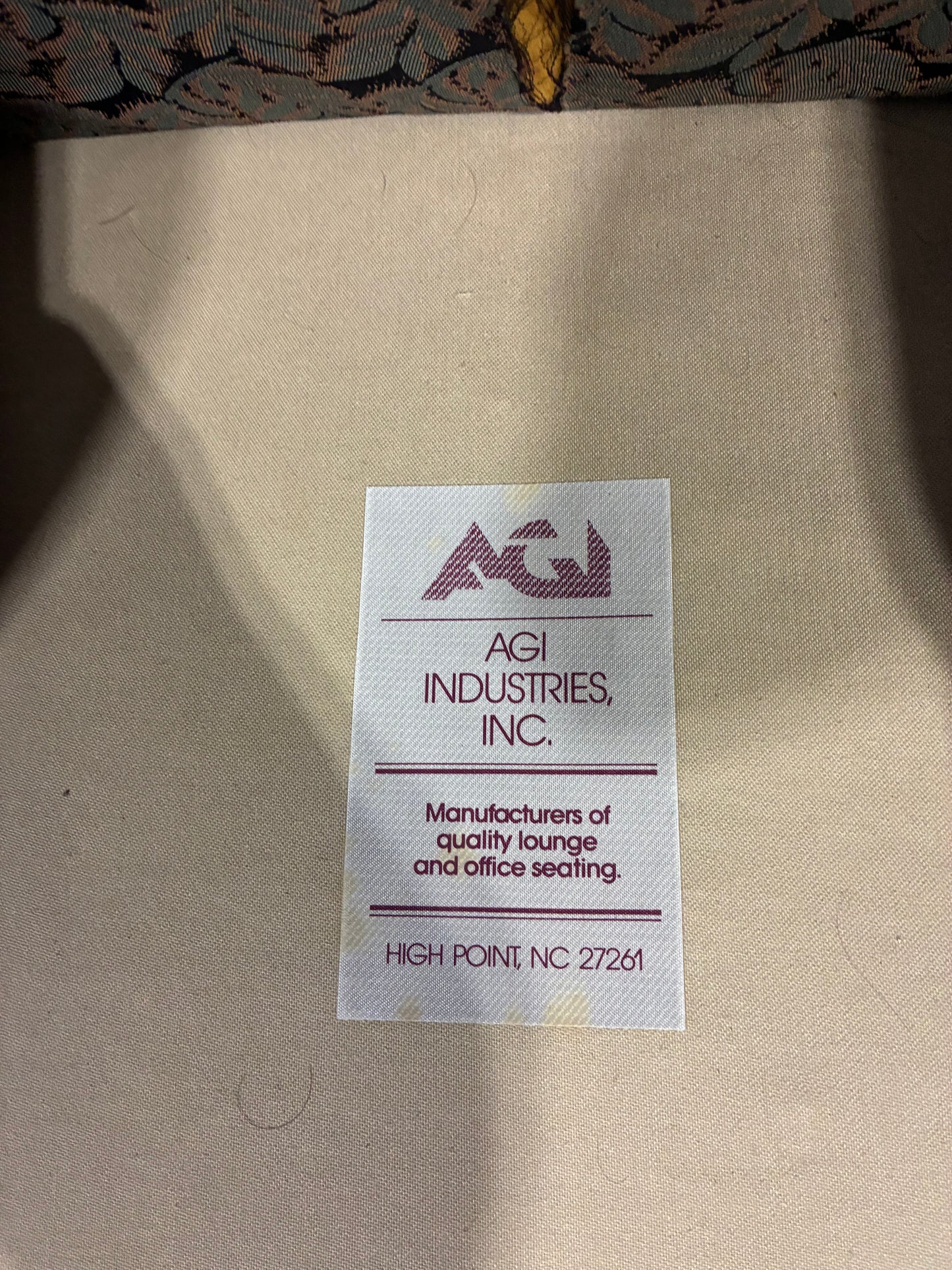 AGI Patterned Lounge Chair