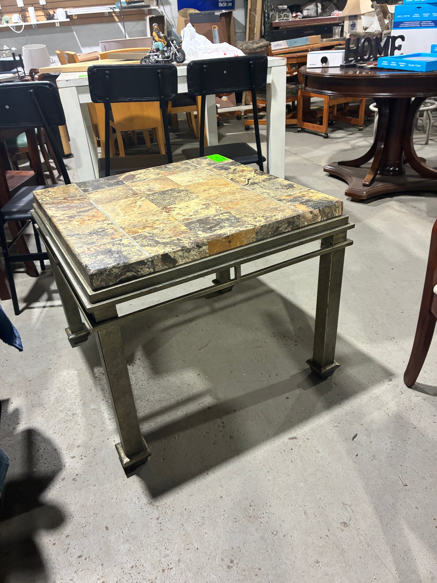 Tile Top End Table