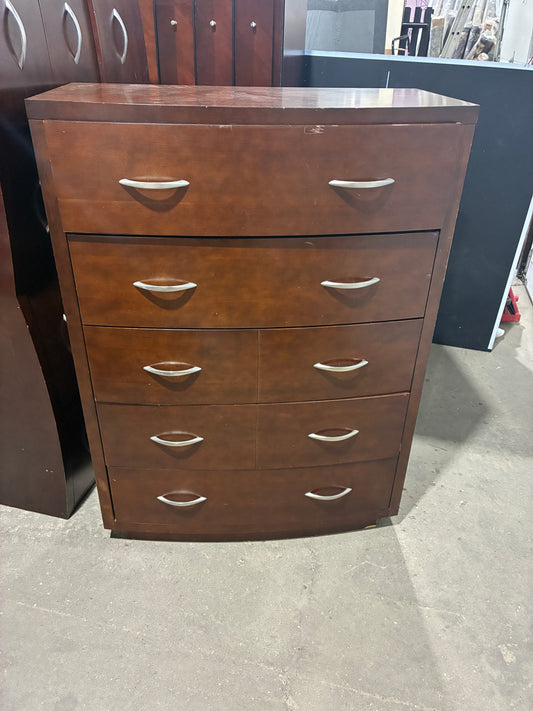 Kathy Ireland Home Cherry Finish Chest of Drawers