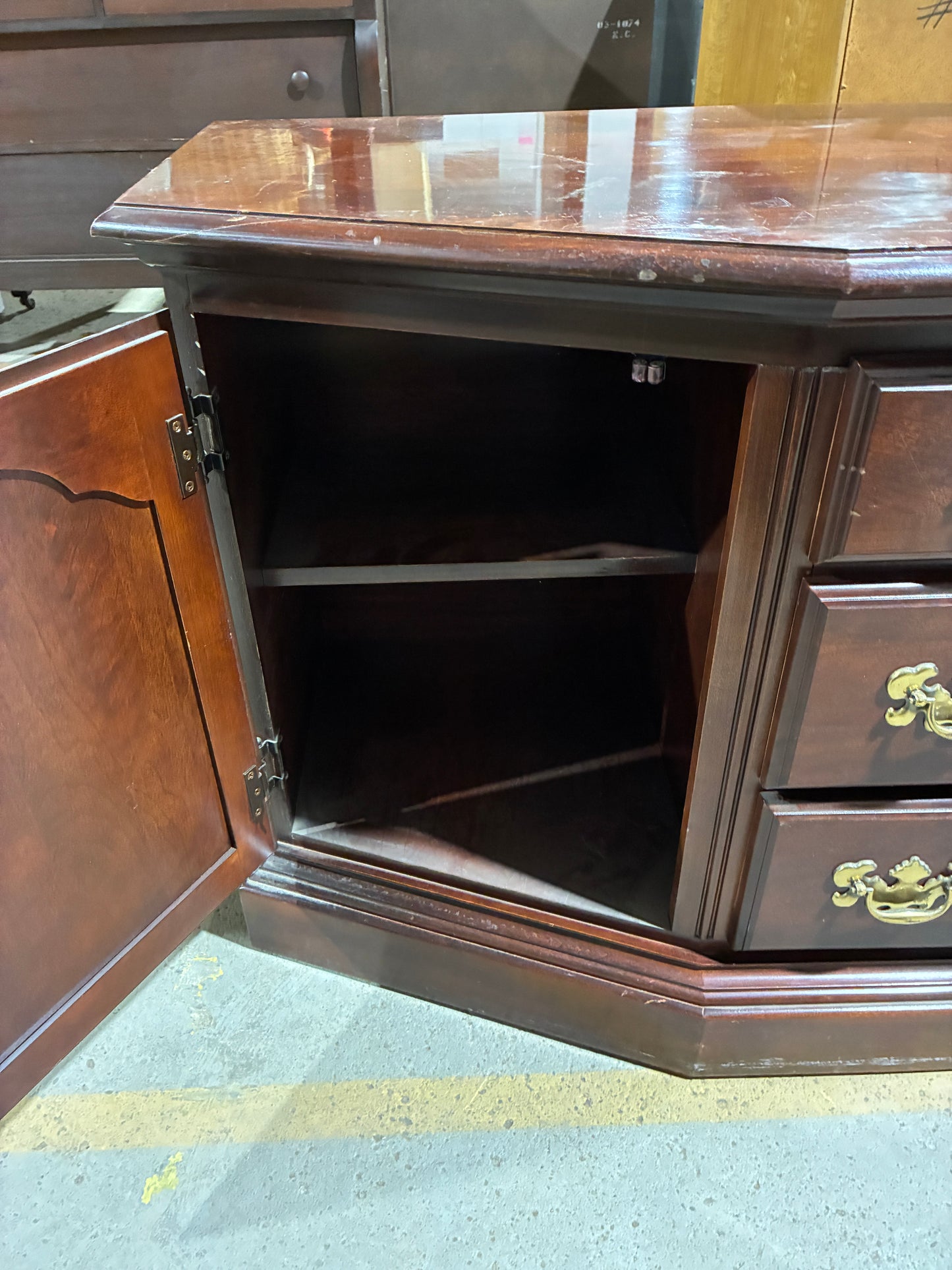 American Drew Solid Wood Sideboard Buffet
