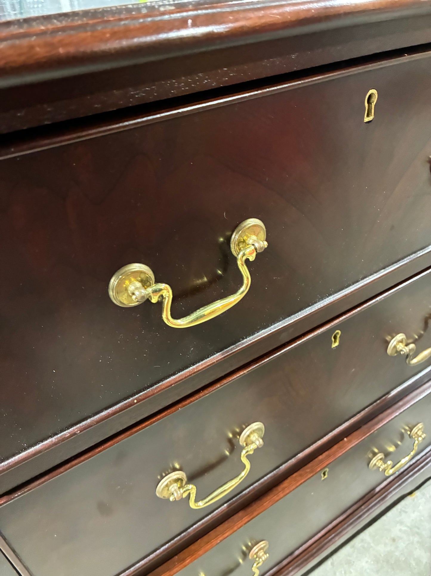 Dark Cherry 3-Drawer Chest of Drawers
