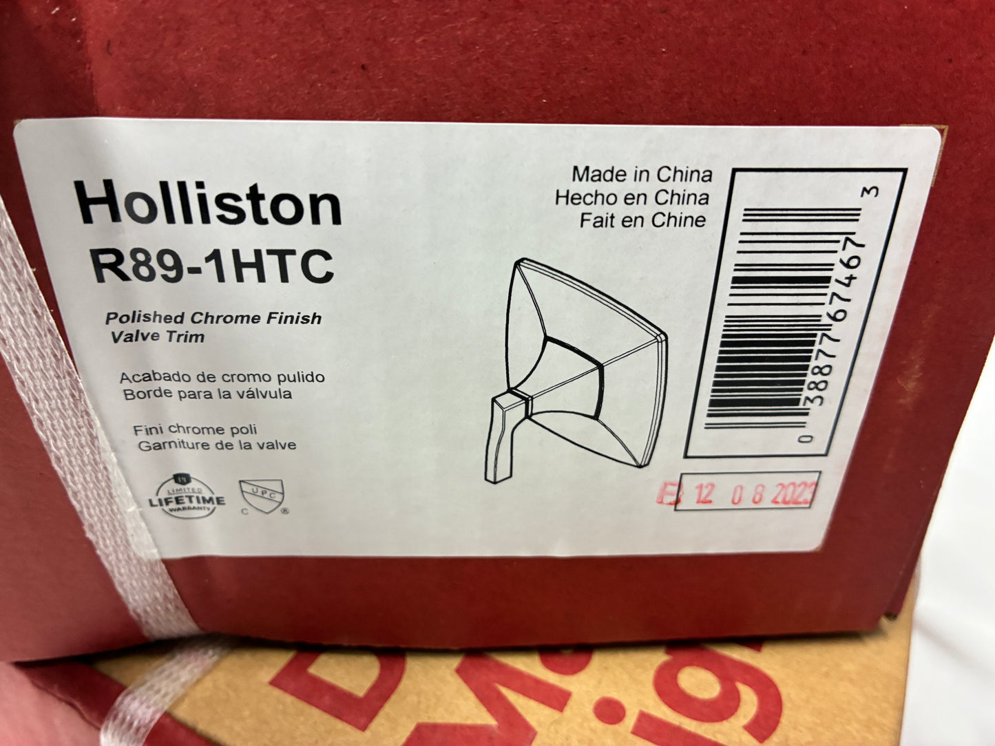 Pfister Holliston Valve Trim (Model R89-1HTC) – New in Box