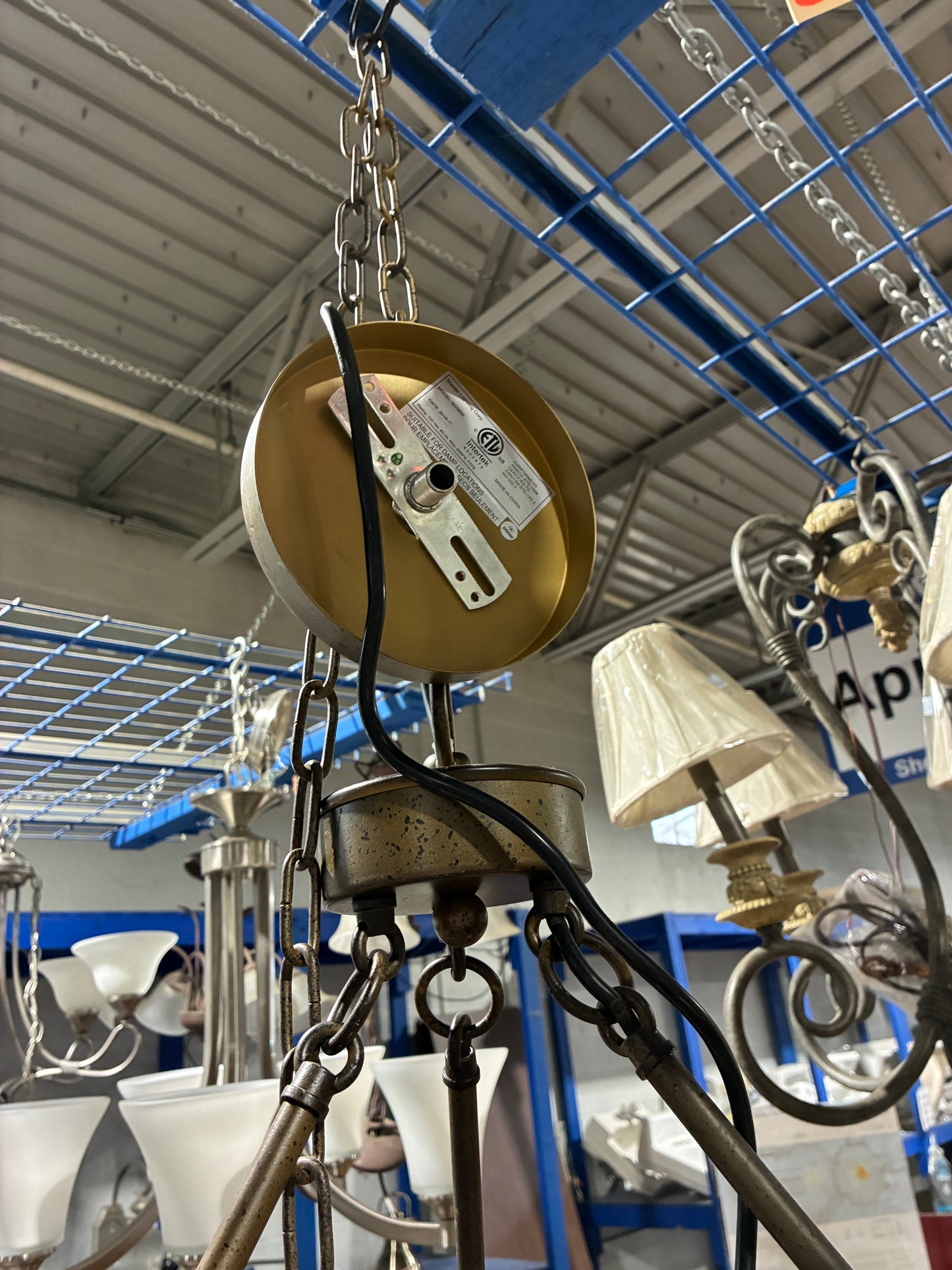 Master Lighting Corp. Industrial Drum Pendant Light