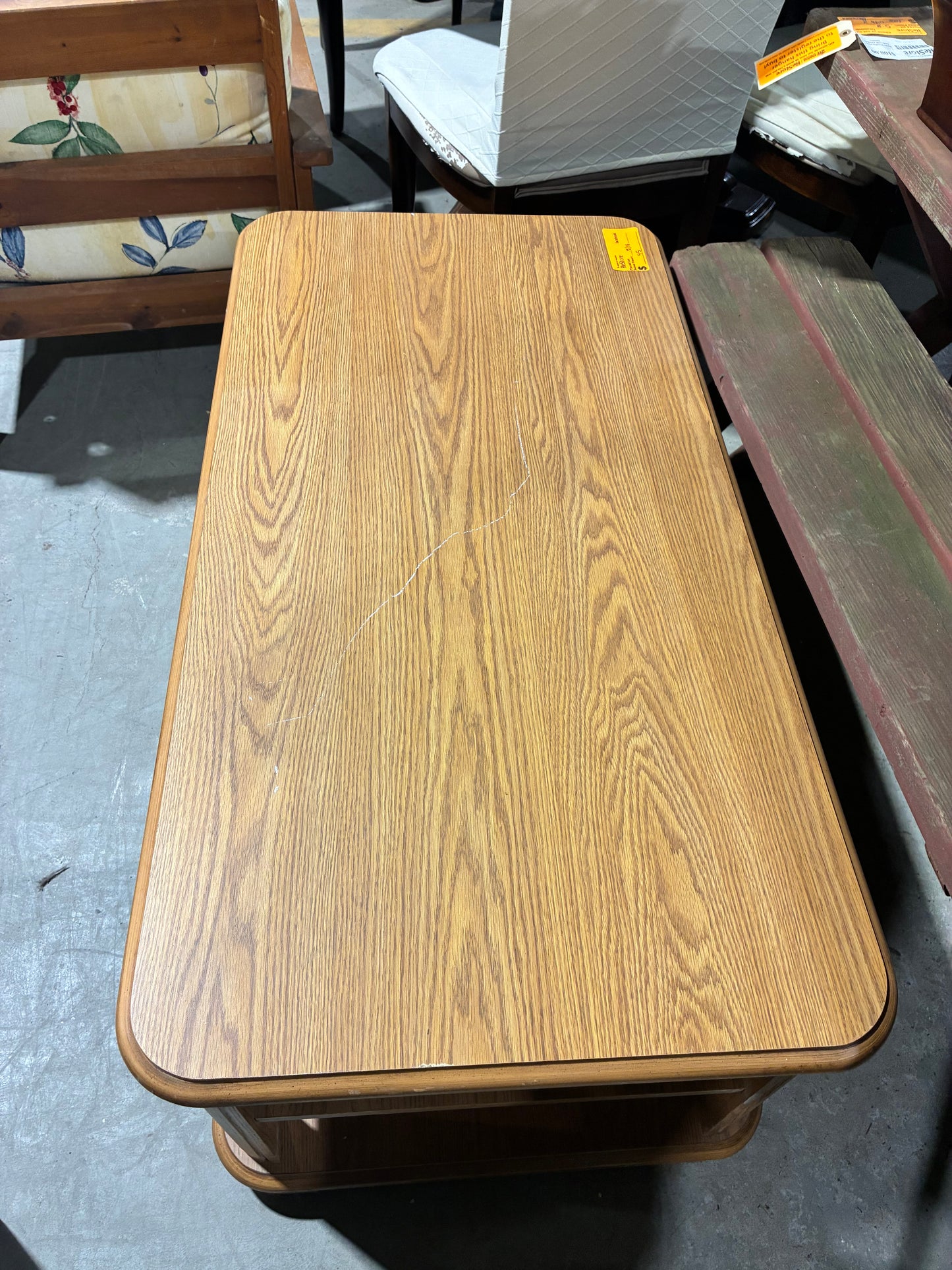 Oak Entertainment Center / TV Stand