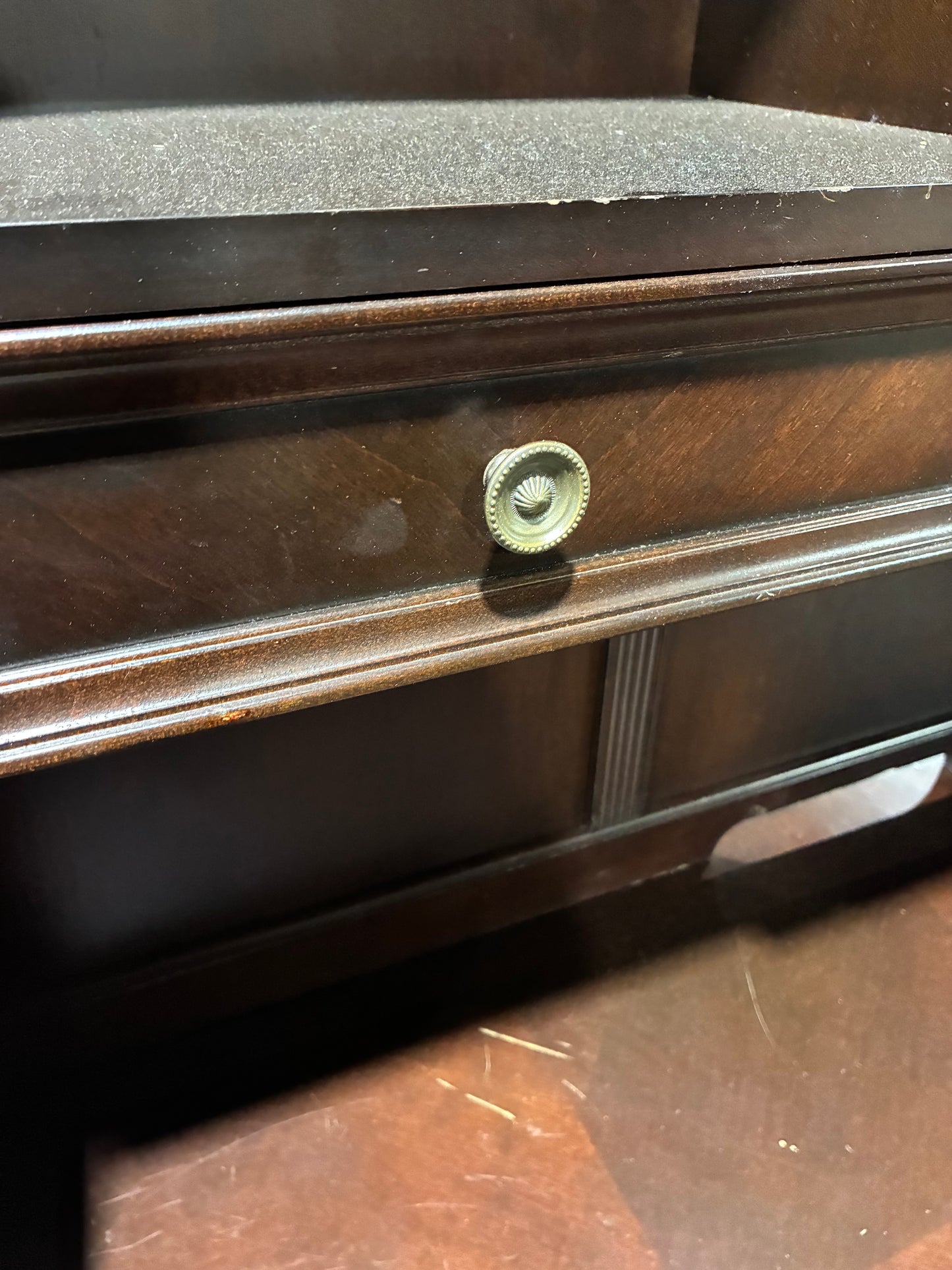 Executive Desk with Lighted Hutch