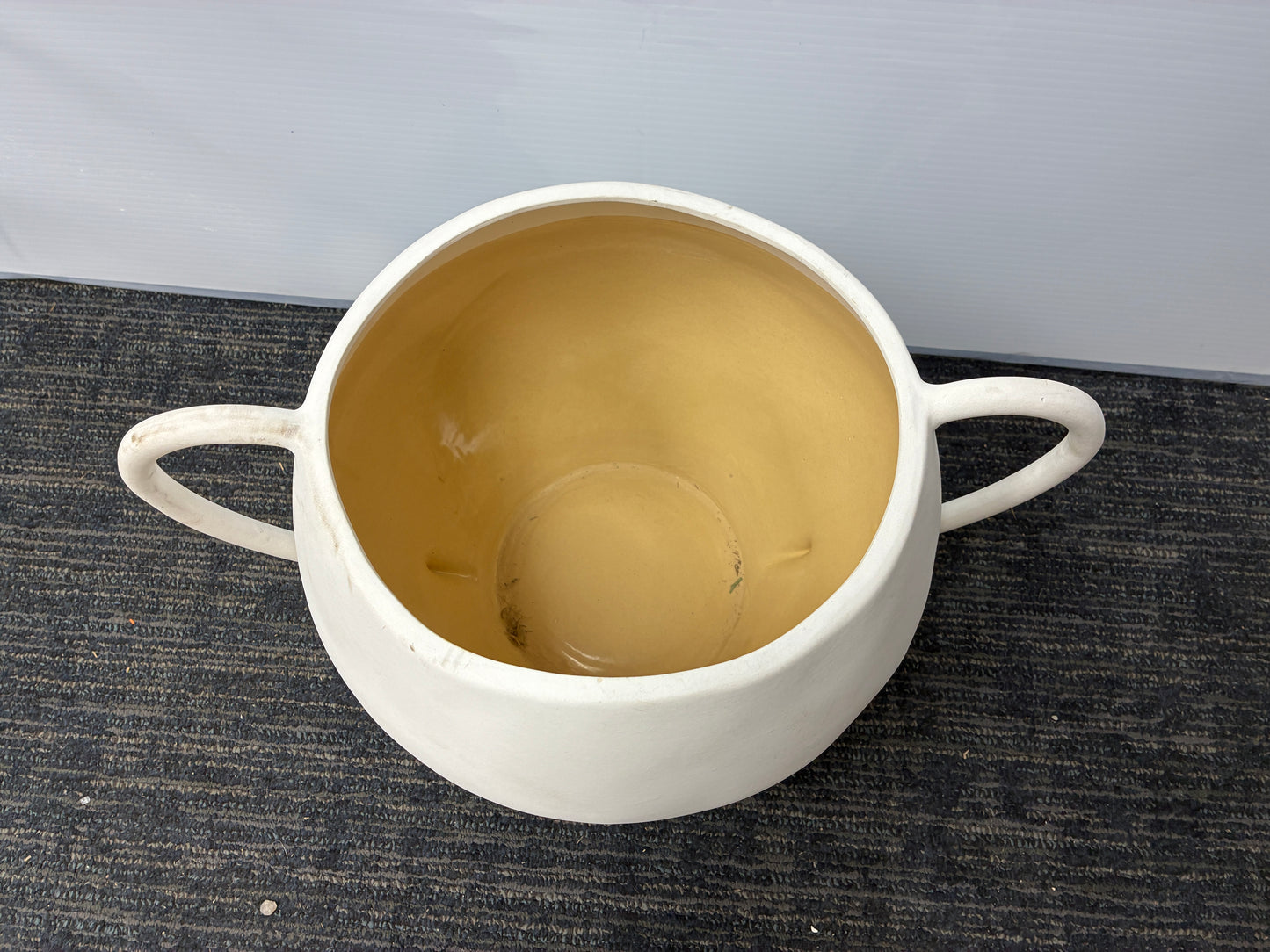 Arhaus Calixte Double Handle Decorative Ceramic Vessel