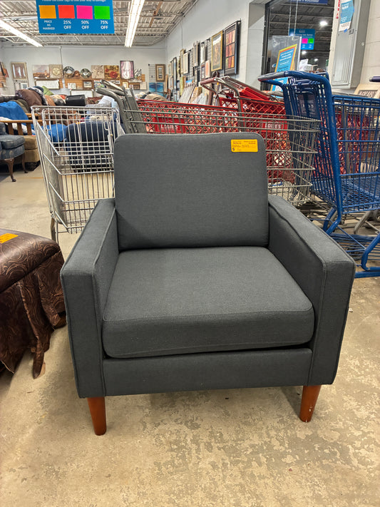 Modern Dark Gray Accent Chair