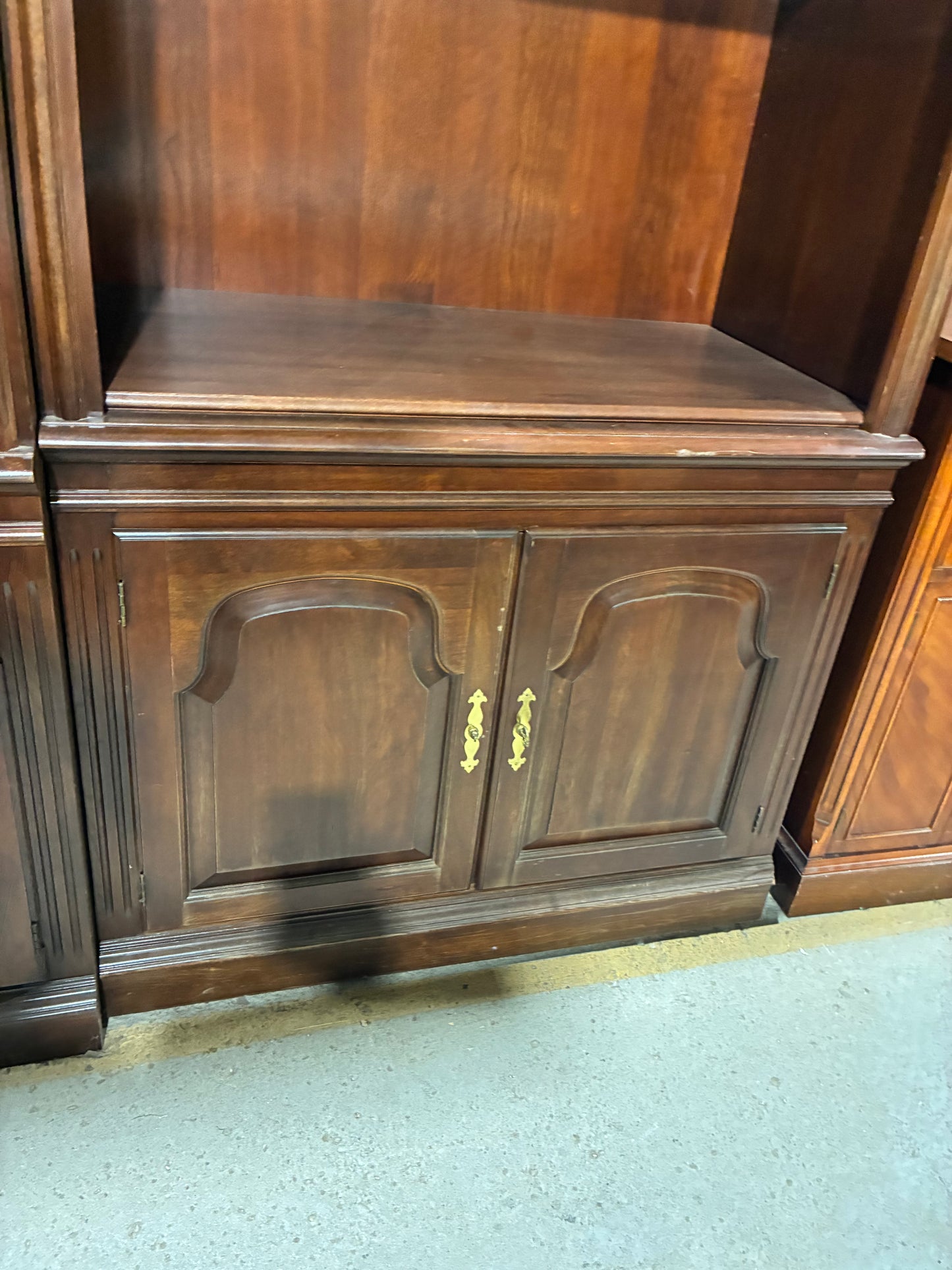 Traditional Entertainment Center with Storage Cabinets #2