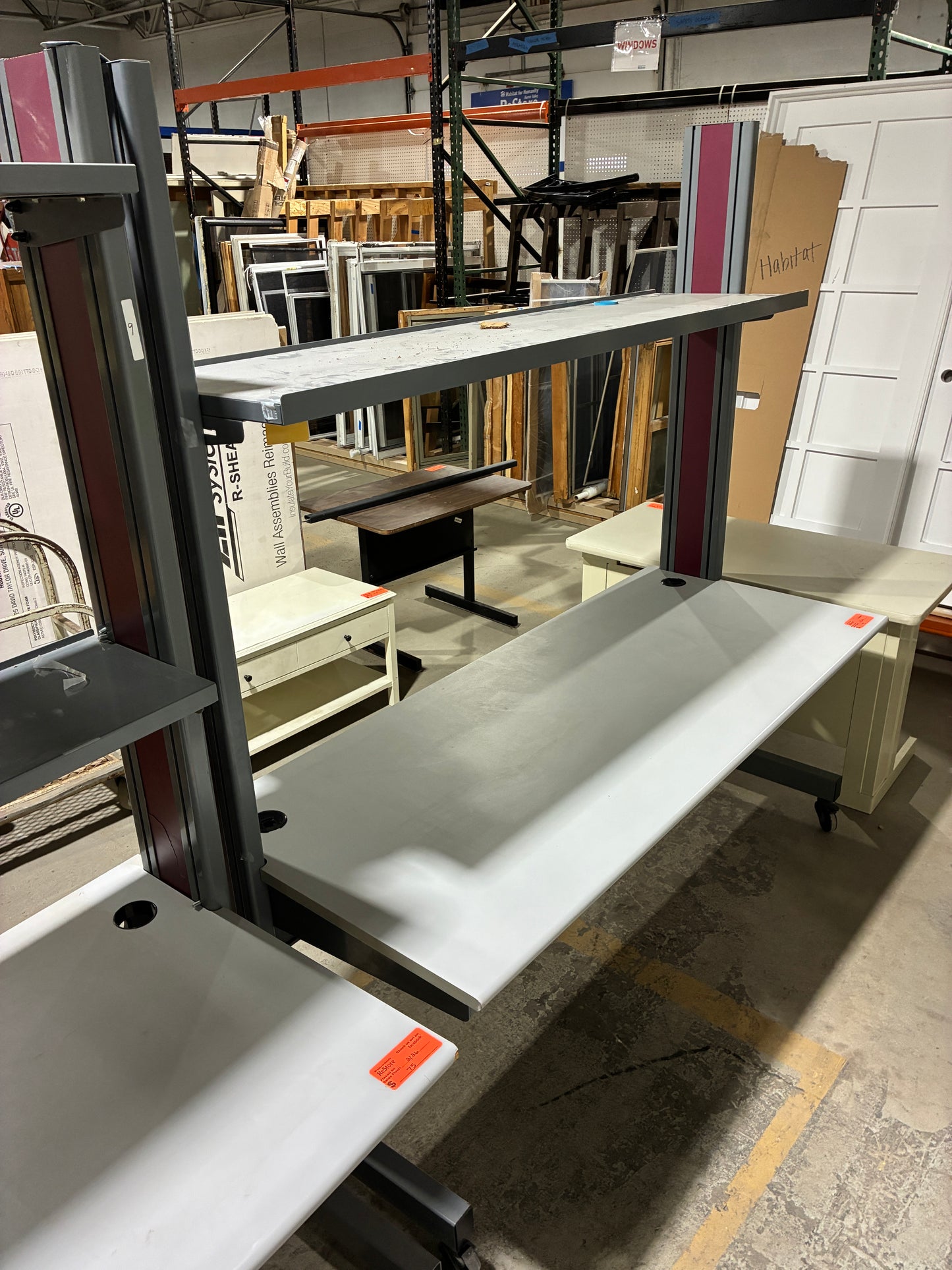 Kewaunee Evolution Double Workstation Desk #2