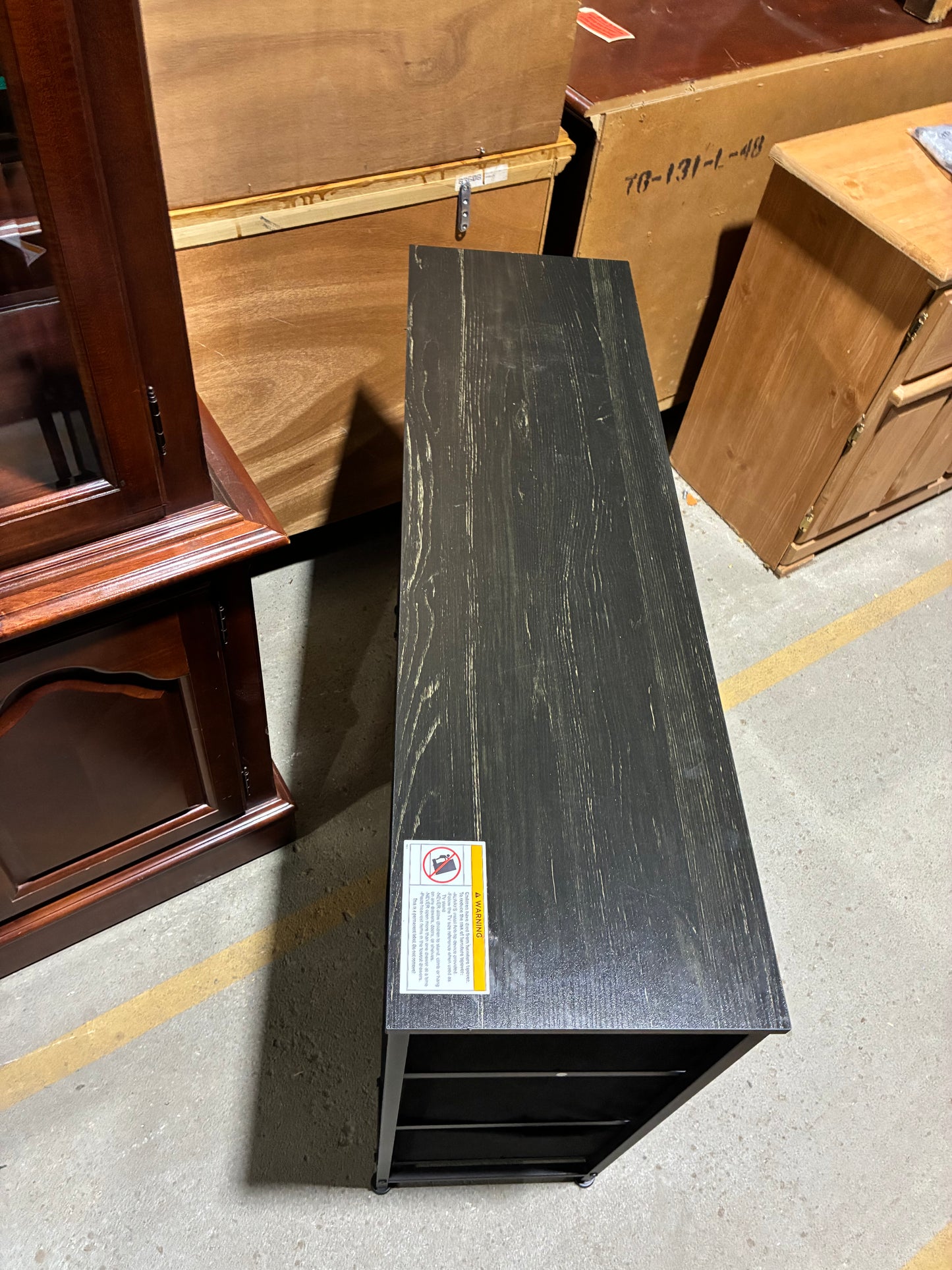 Black Fabric Drawer Storage Organizer Cabinet