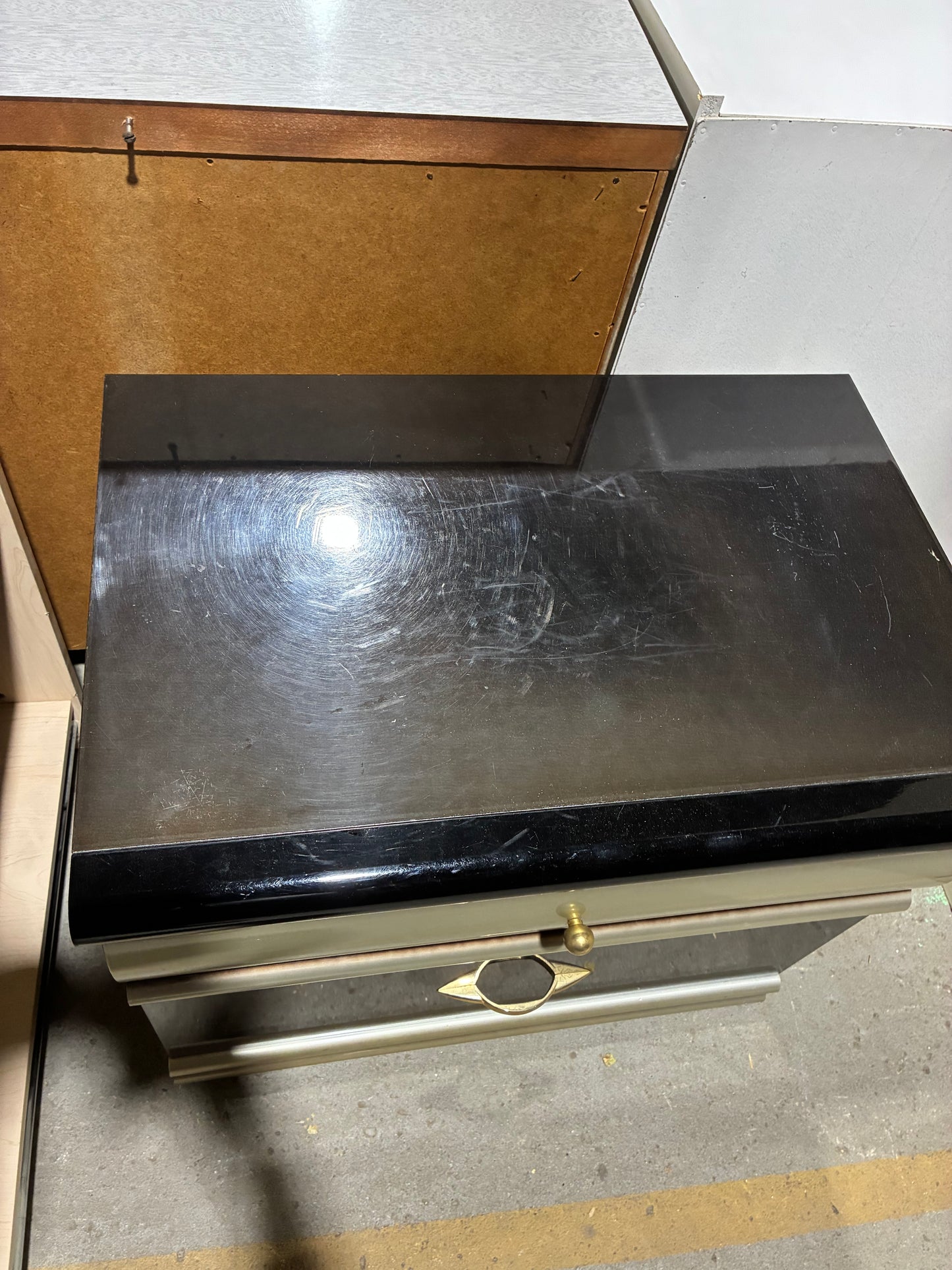 Contemporary Two-Tone Nightstand