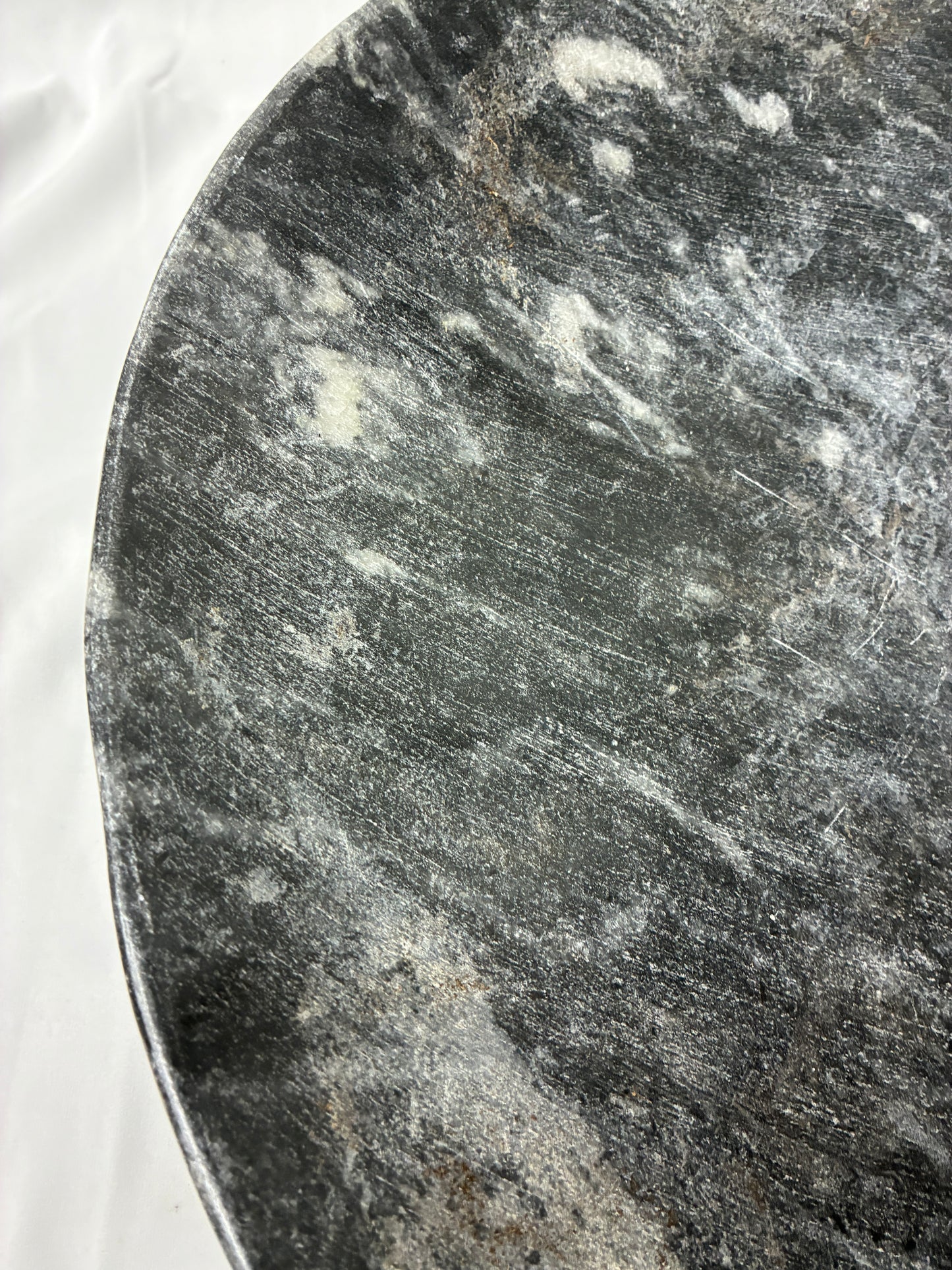 Arhaus Black Marble Decorative Bowl – Oversized Statement Piece