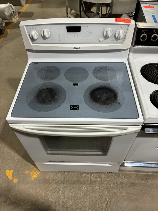 Whirlpool Electric Glass Top Range