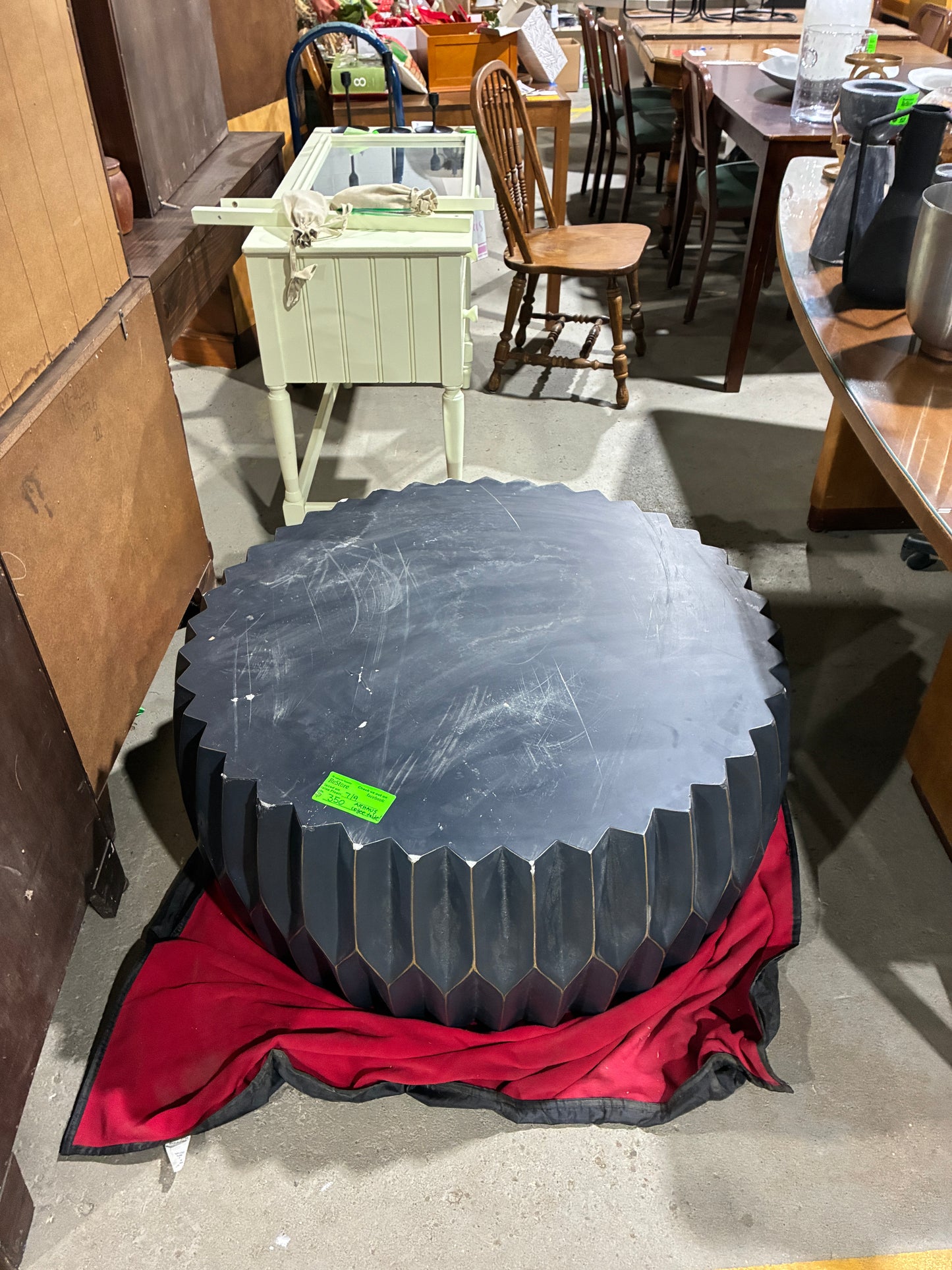 Arhaus Sculptural Round Coffee Table
