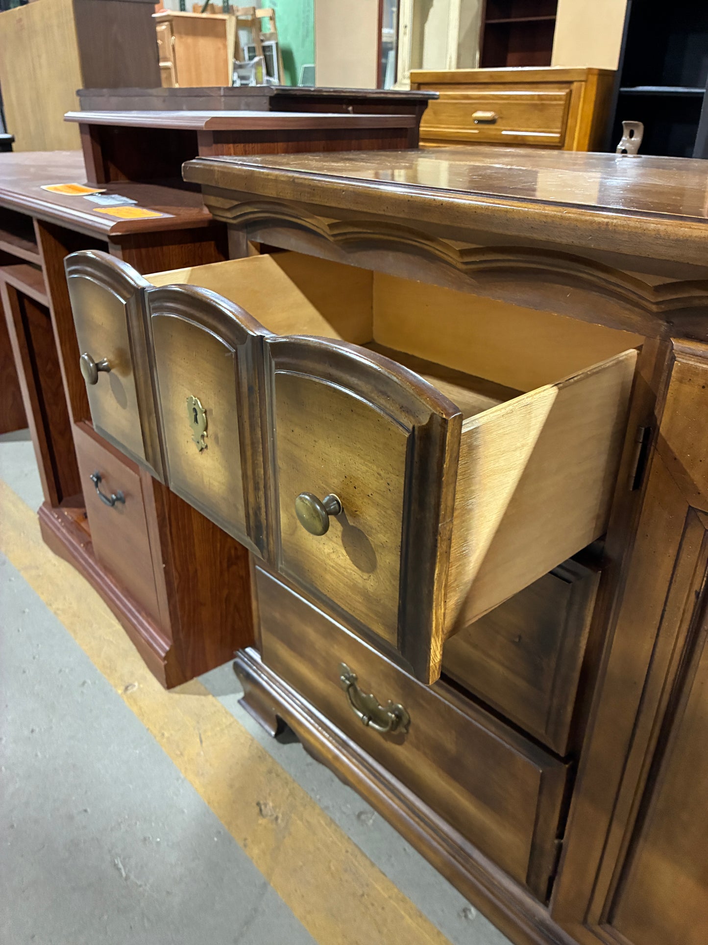 Vintage LEA Industries Dresser with Mirrors