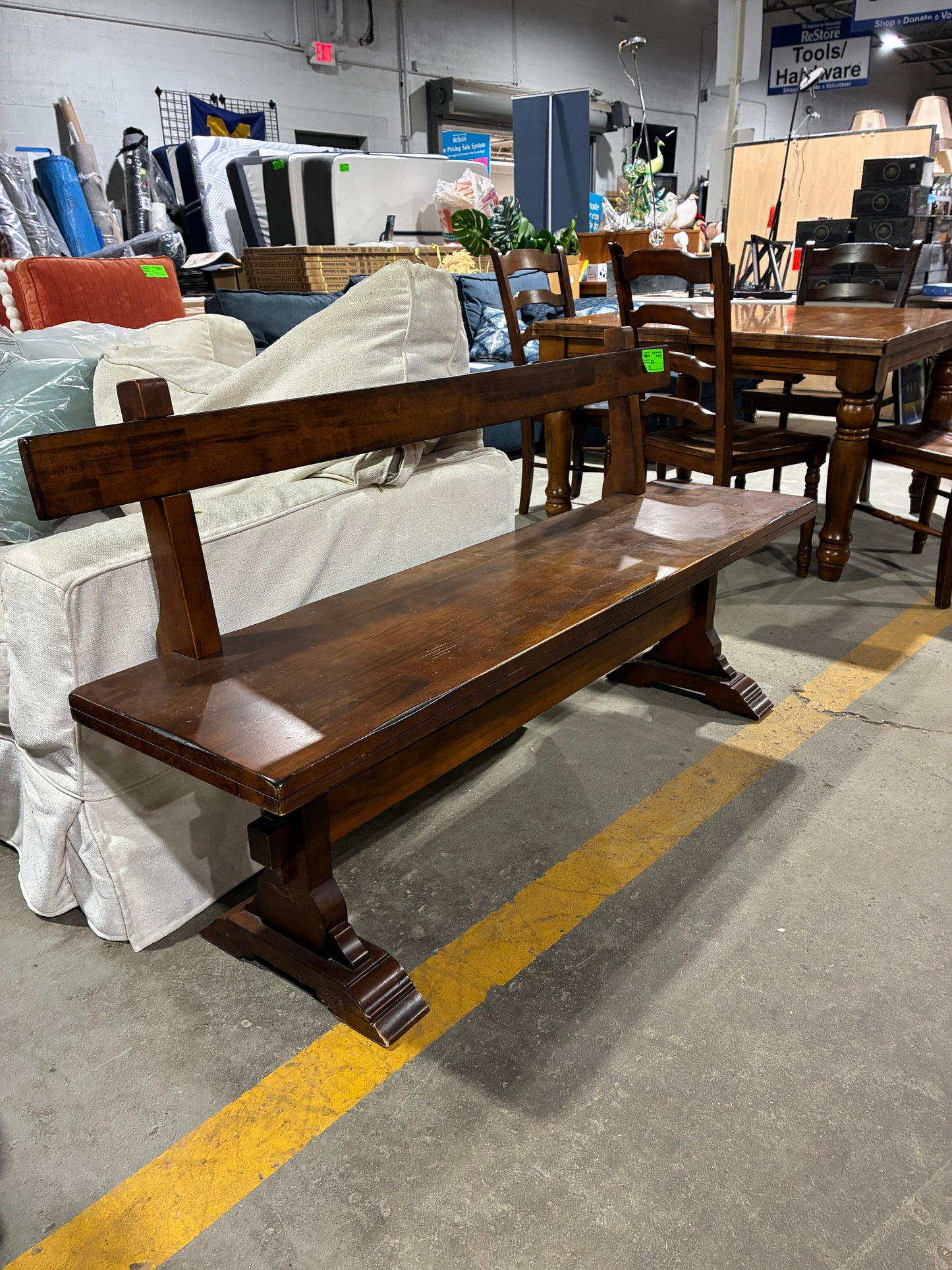 Solid Wood Dining Bench