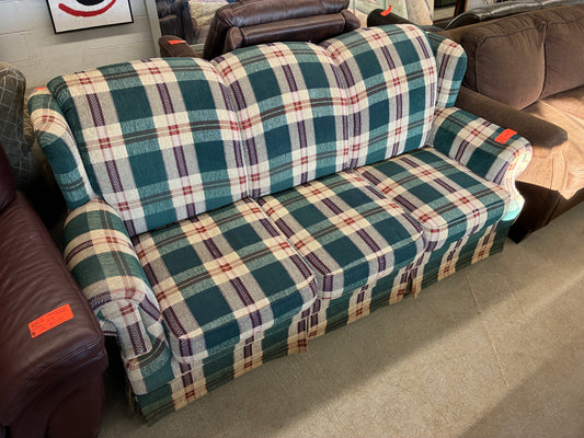 England Plaid Loveseat by La-Z-Boy
