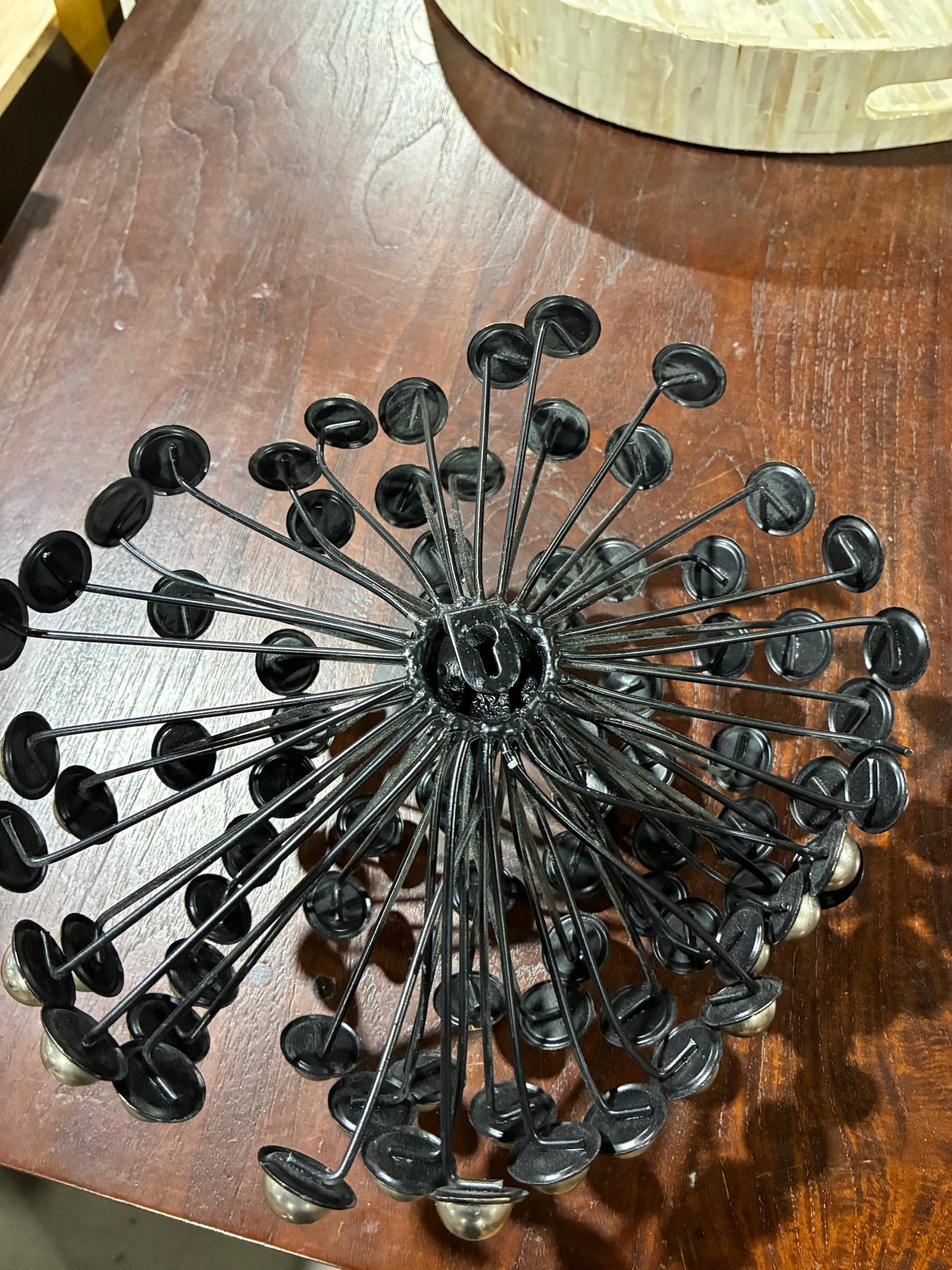 Modern Metal Starburst Wall Art Sculpture