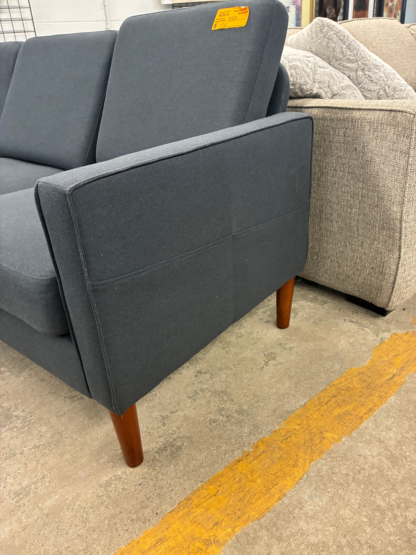Modern Dark Gray Sofa