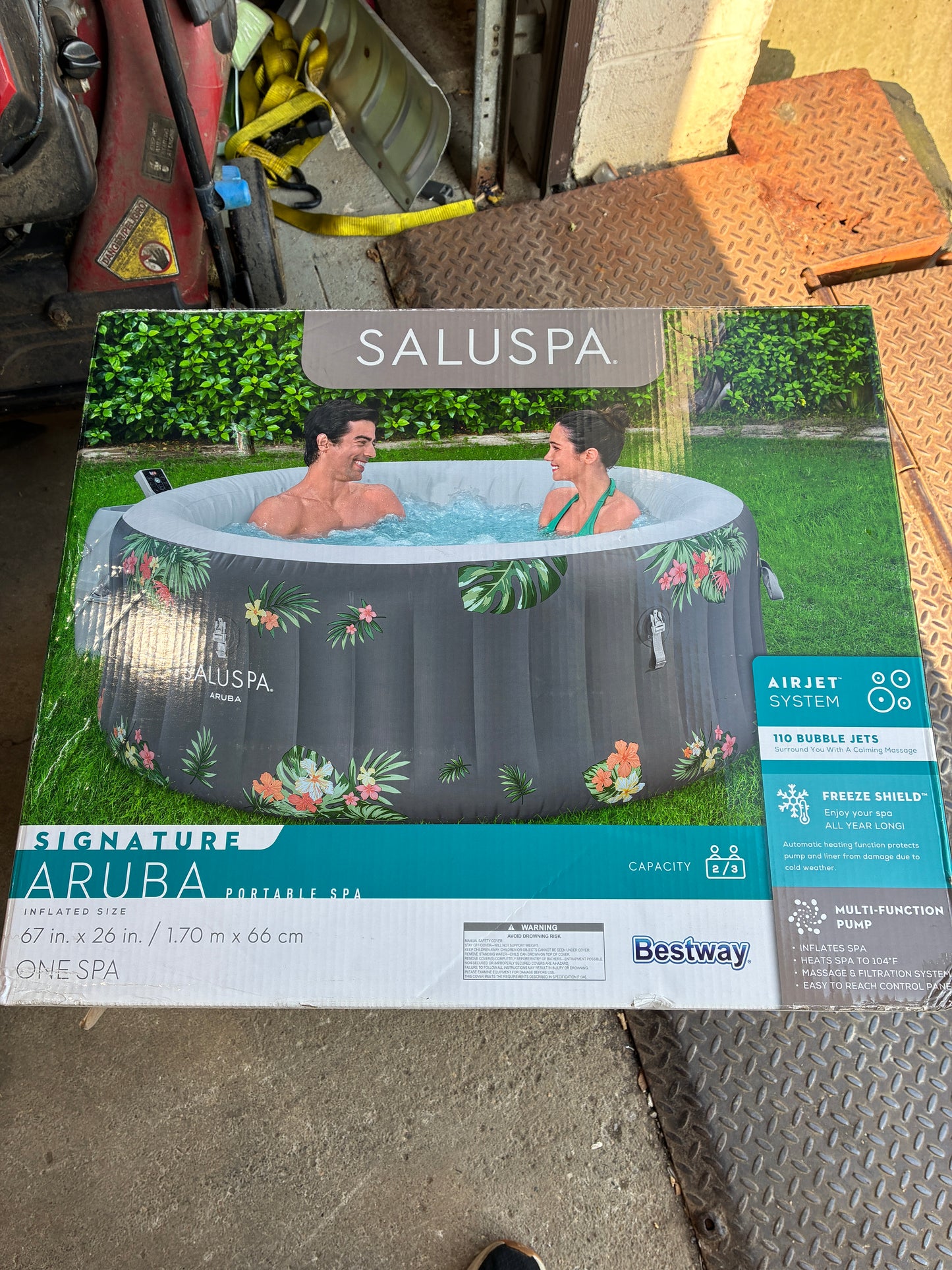 Bestway SaluSpa Aruba Inflatable Portable Spa