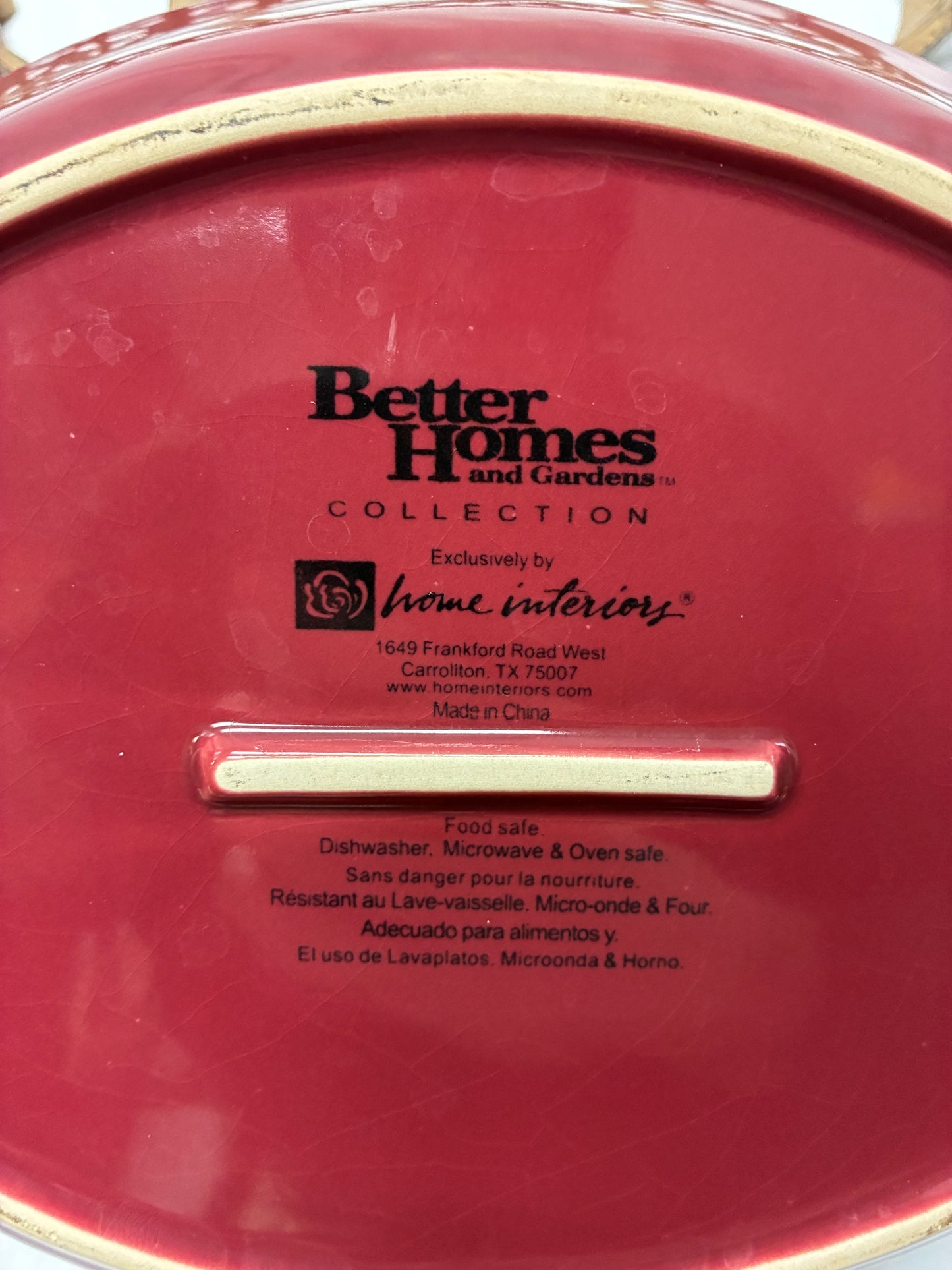 Better Homes and Gardens Oval Serving Dish with Metal Stand