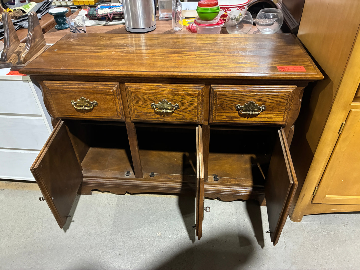Cochrane Furniture Solid Wood Sideboard Cabinet