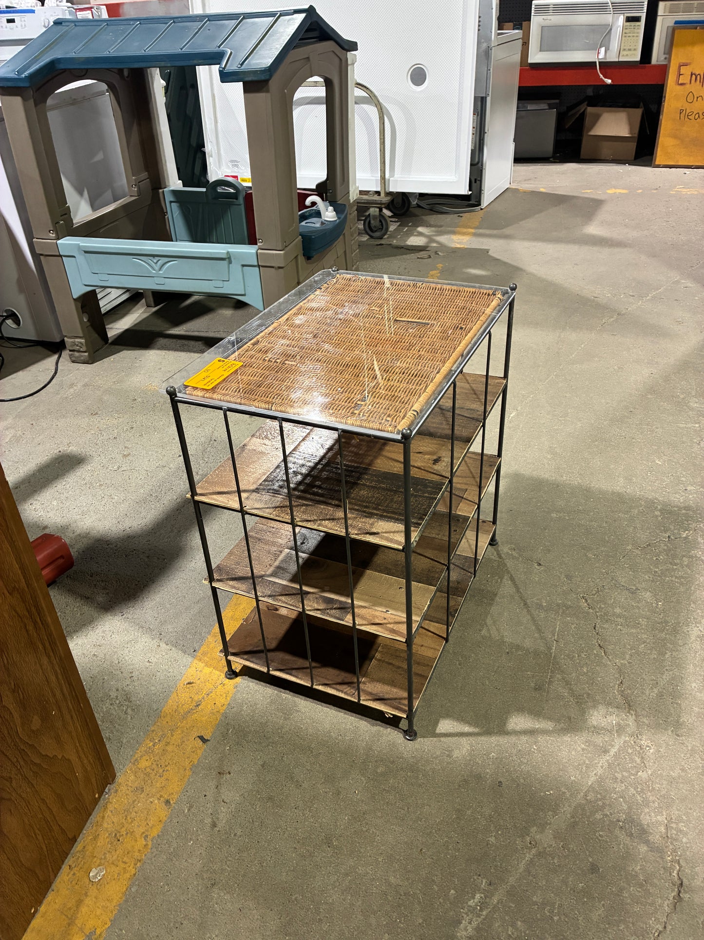 Industrial Style 4-Tier Storage Shelf