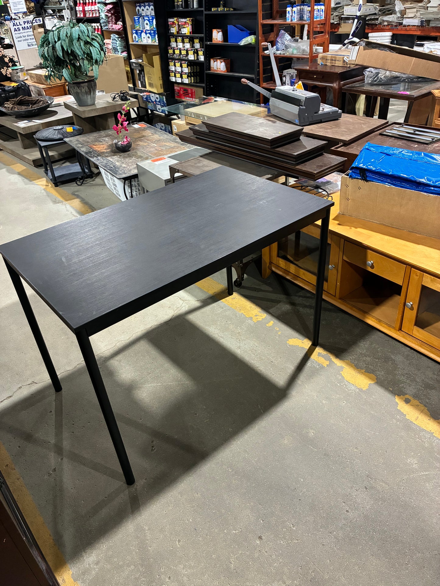 Modern Black Writing Desk