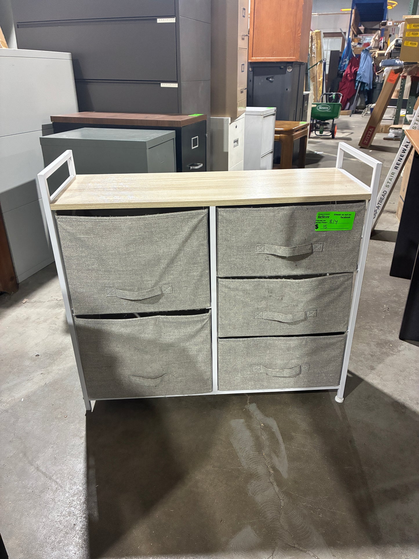 Modern 5-Drawer Fabric Storage Organizer