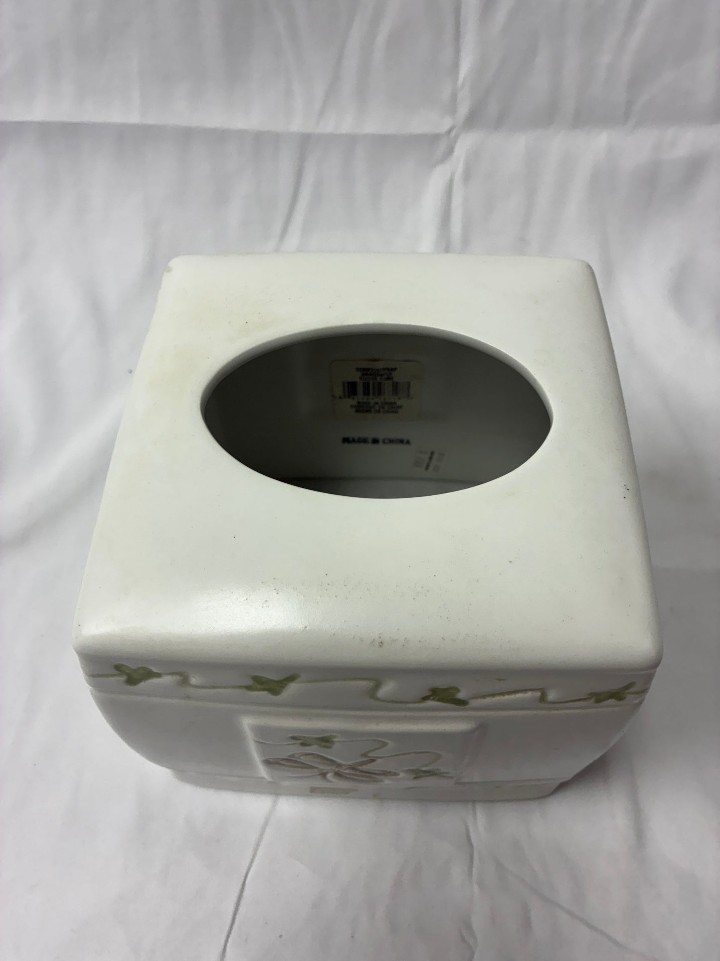 Ceramic Dragonfly Tissue Box Cover