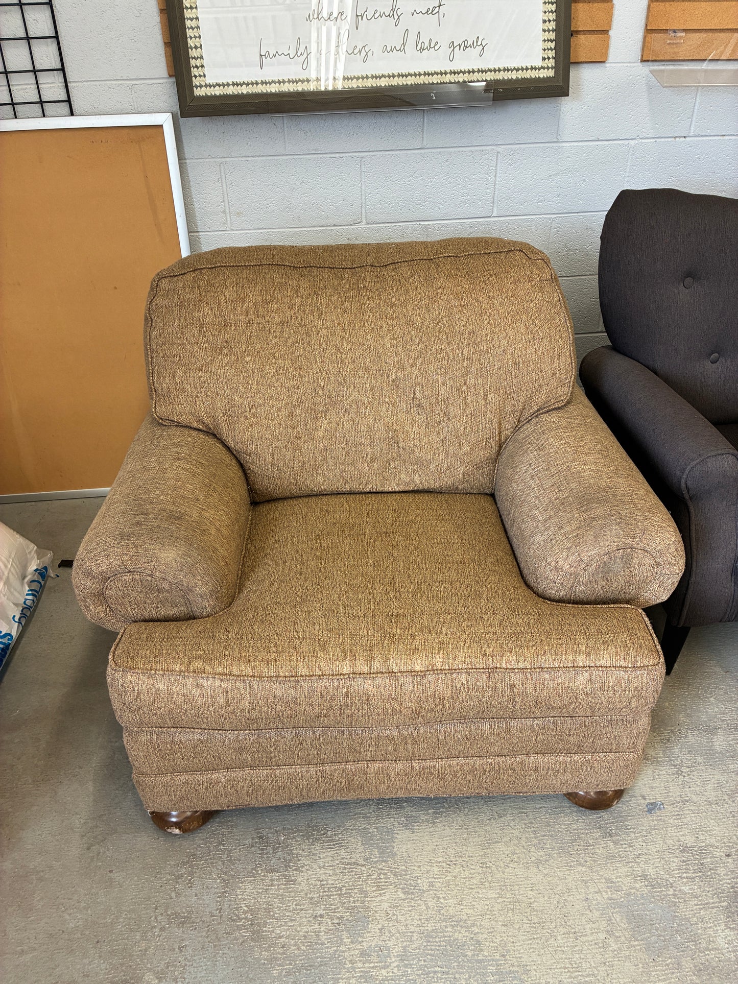 Friendship Upholstery Oversized Armchair