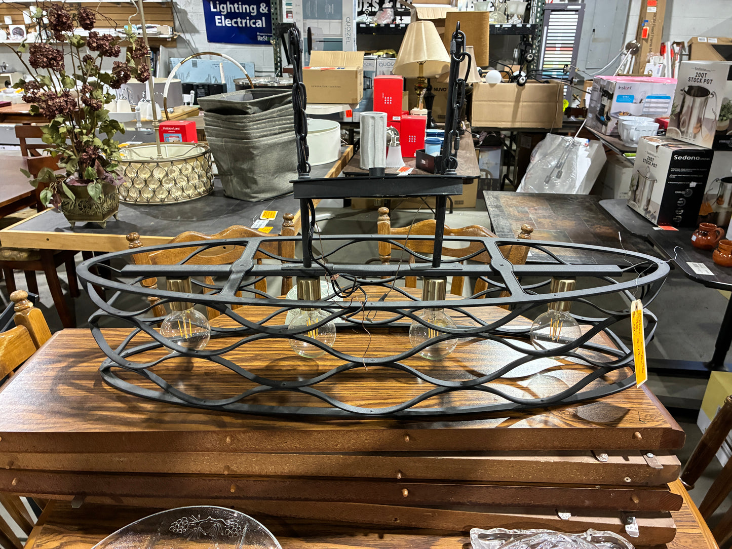 Quoizel Industrial 4-Light Island Pendant