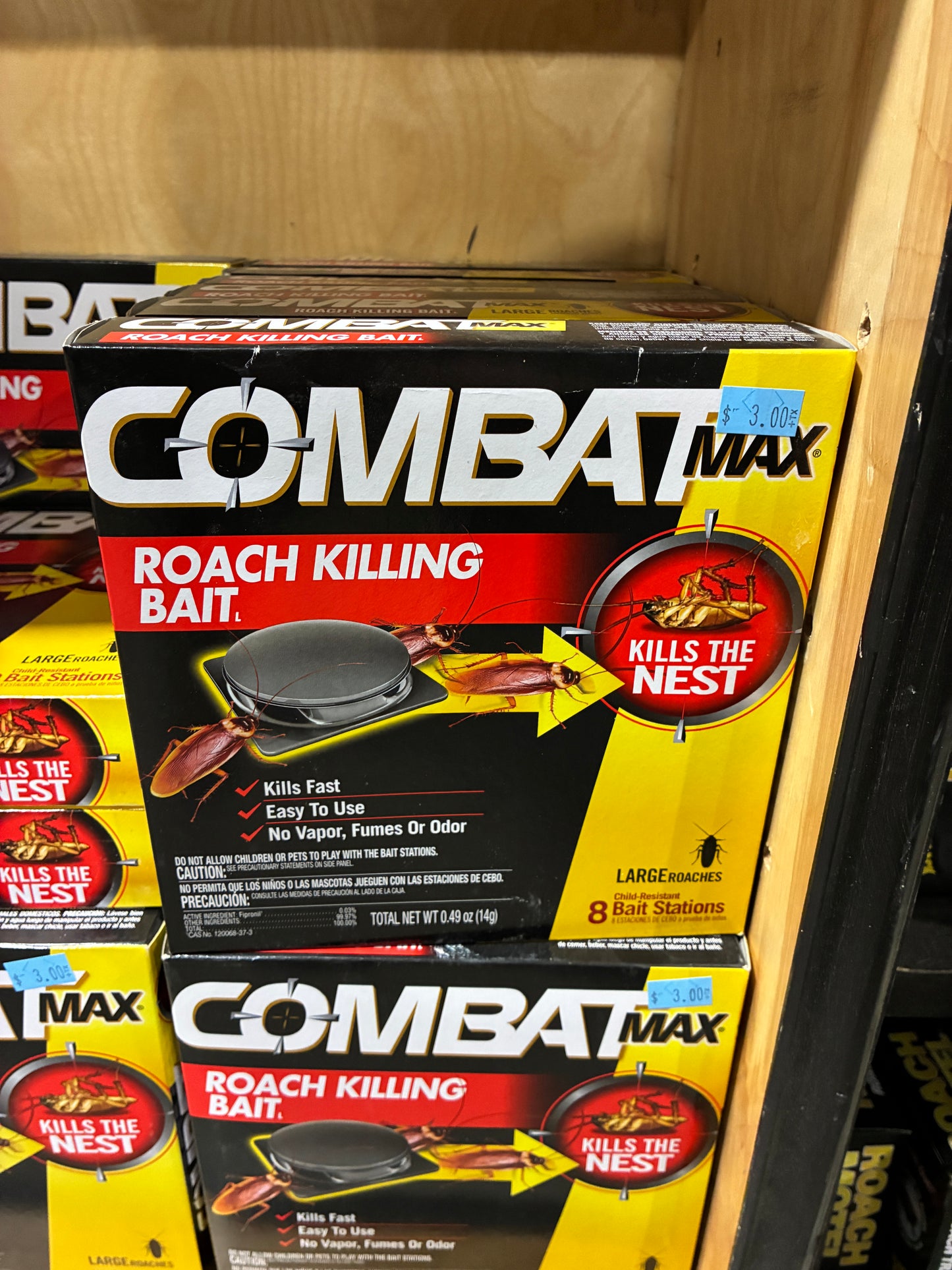 Combat Max Roach Killing Bait (8 Bait Stations)