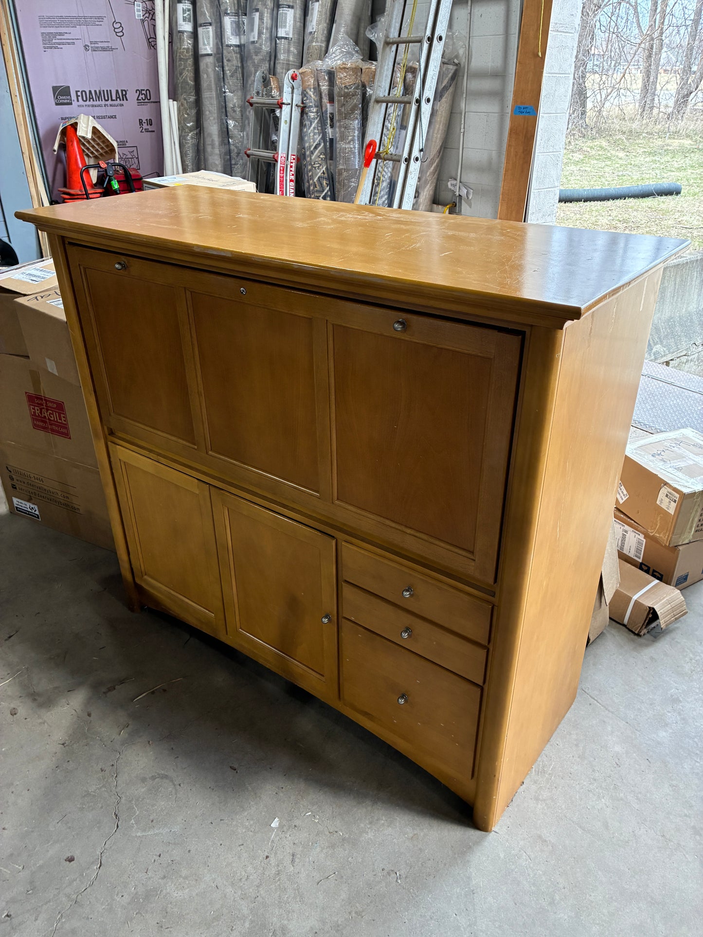 Hooker Furniture Computer Cabinet / Media Storage Console